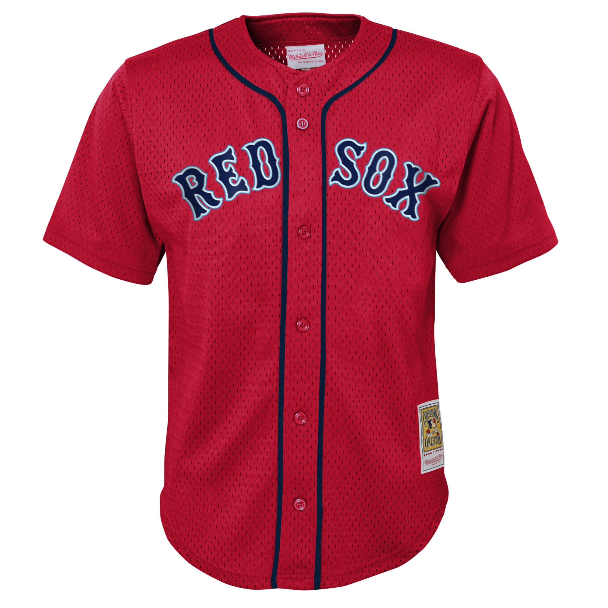 David Ortiz Boston Red Sox Mitchell & Ness Preschool Cooperstown Collection Mesh Batting Practice Jersey – Red