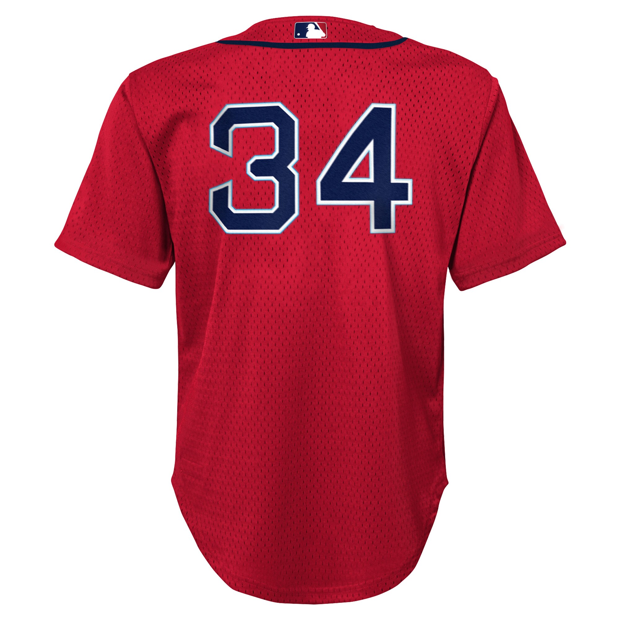 David Ortiz Boston Red Sox Mitchell & Ness Toddler Cooperstown Collection Mesh Batting Practice Jersey – Red