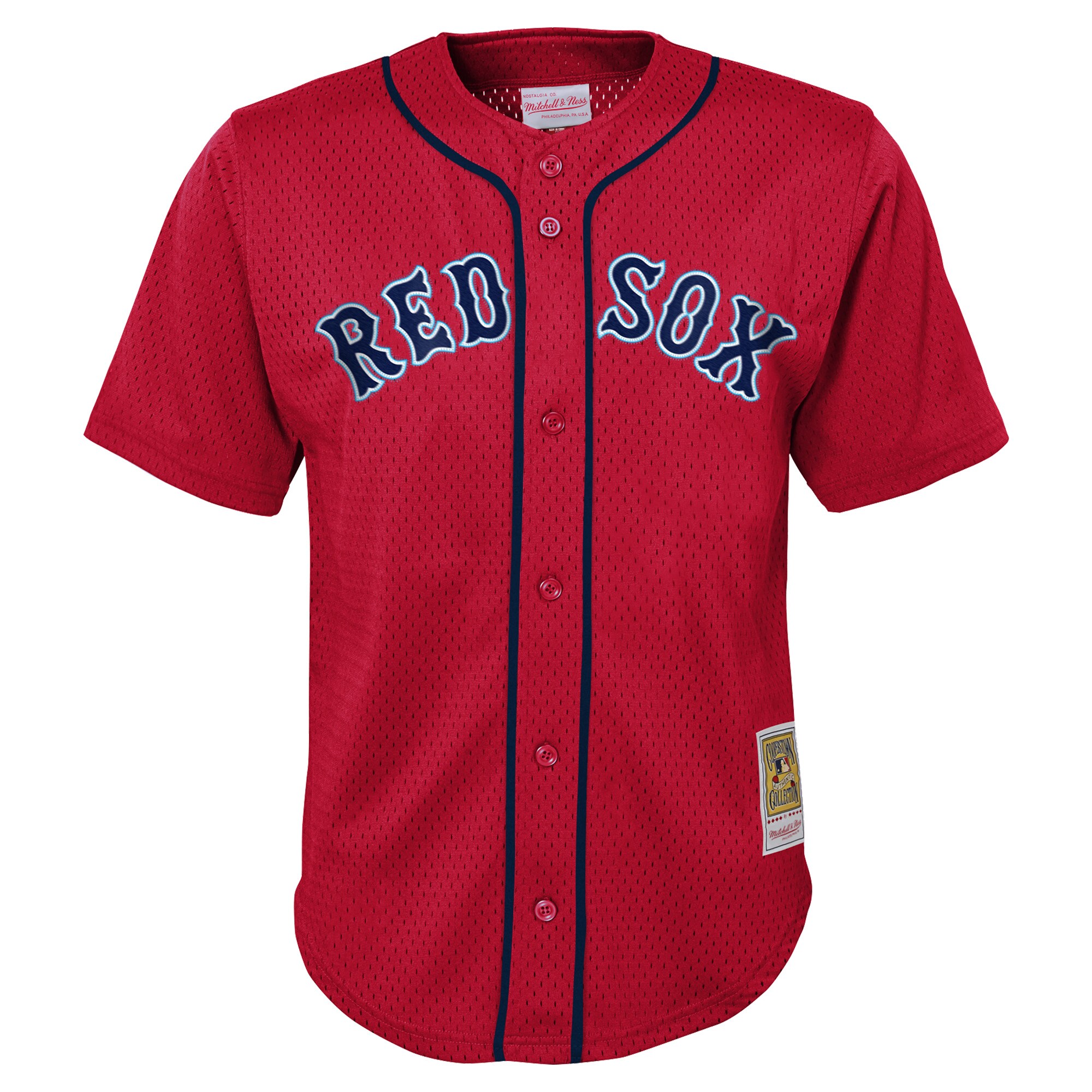 David Ortiz Boston Red Sox Mitchell & Ness Toddler Cooperstown Collection Mesh Batting Practice Jersey – Red