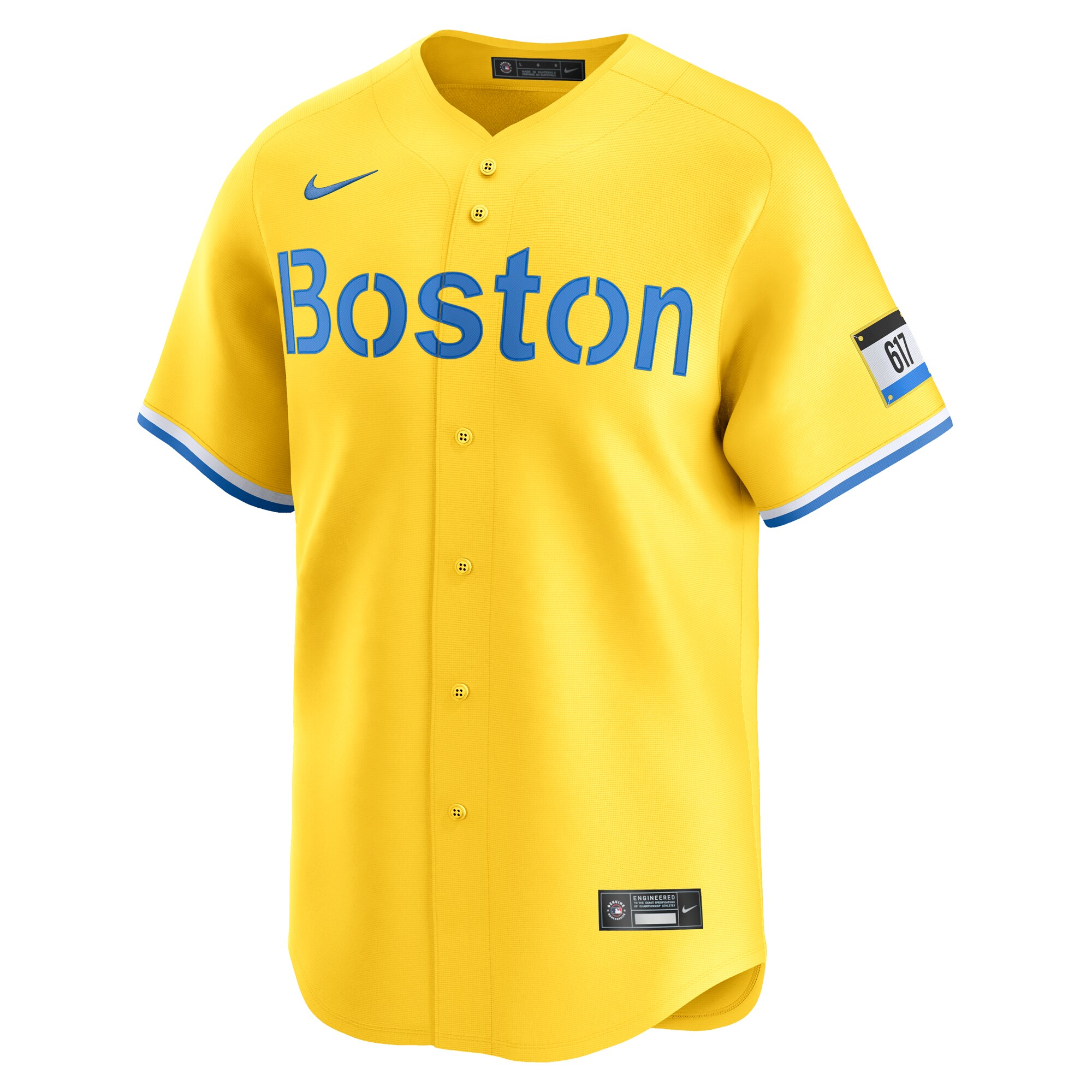 David Ortiz Boston Red Sox Nike City Connect Retired Player Jersey – Gold