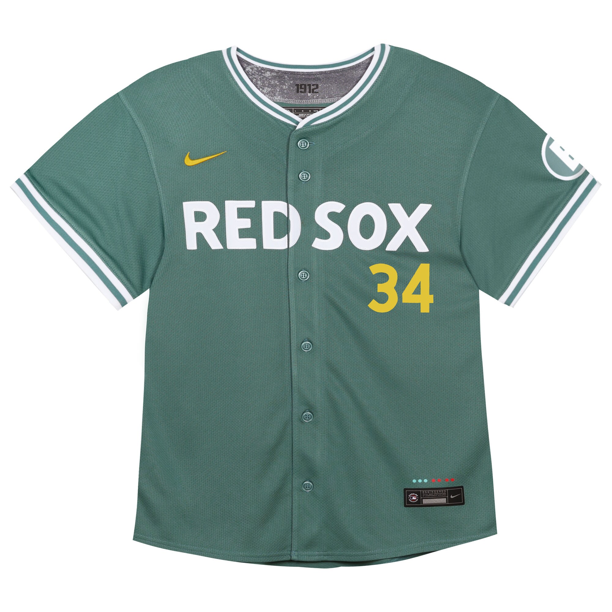 David Ortiz Boston Red Sox Nike Toddler 2025 City Connect Limited Retired Player Jersey – Green