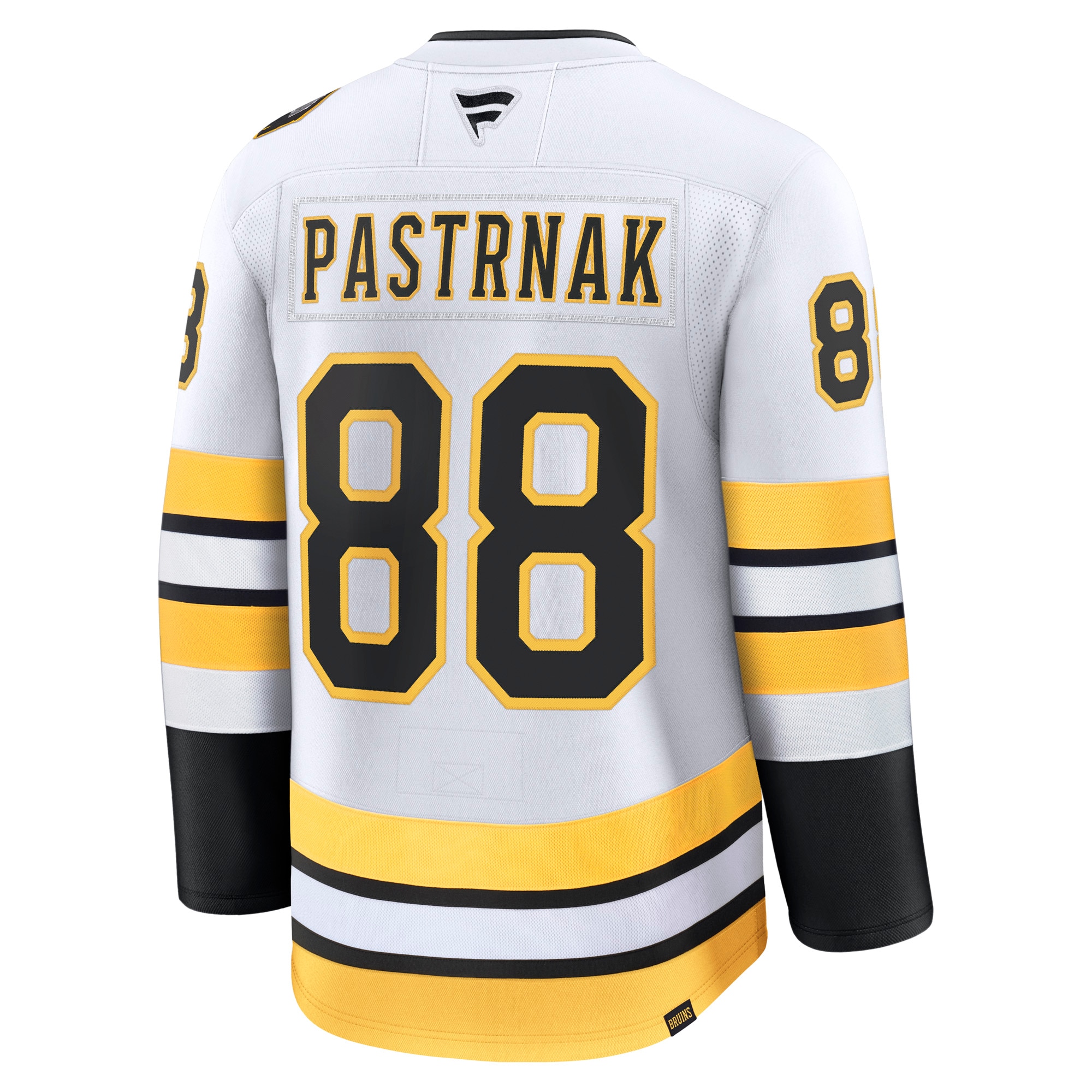 David Pastrnak Boston Bruins Fanatics Away Premium Player Jersey – White Clowdercats
