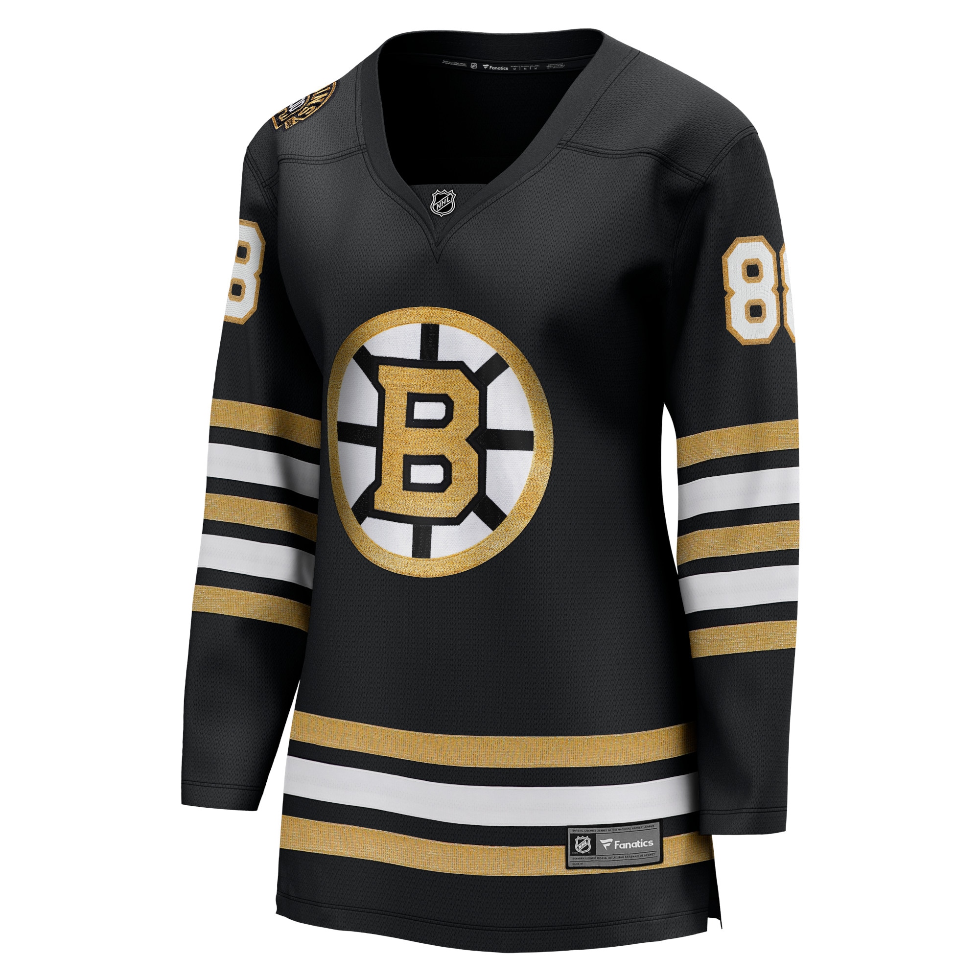 David Pastrnak Boston Bruins Fanatics Women’s 100th Anniversary Breakaway Jersey – Black Clowdercats