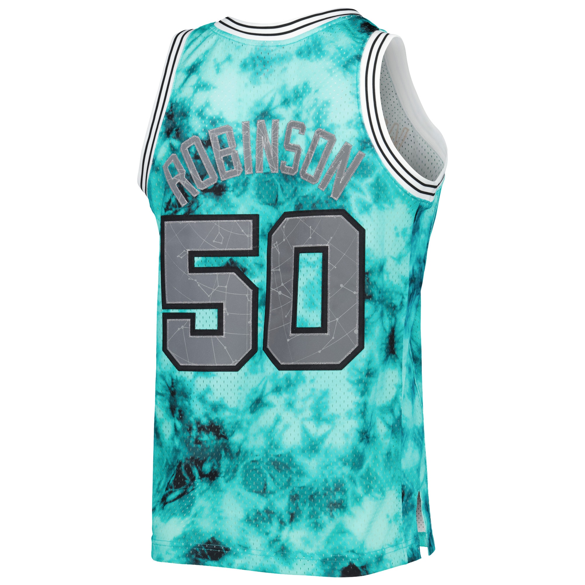 David Robinson San Antonio Spurs Mitchell & Ness 1998/99 Galaxy Swingman Jersey – Teal Clowdercats