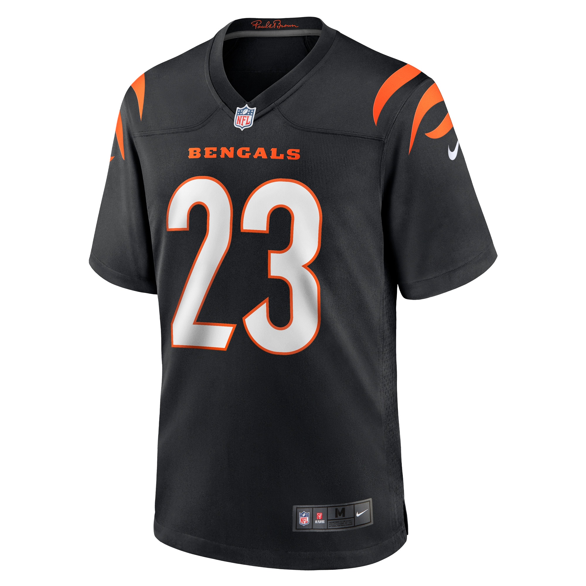 Daxton Hill Cincinnati Bengals Nike Player Game Jersey – Black Clowdercats
