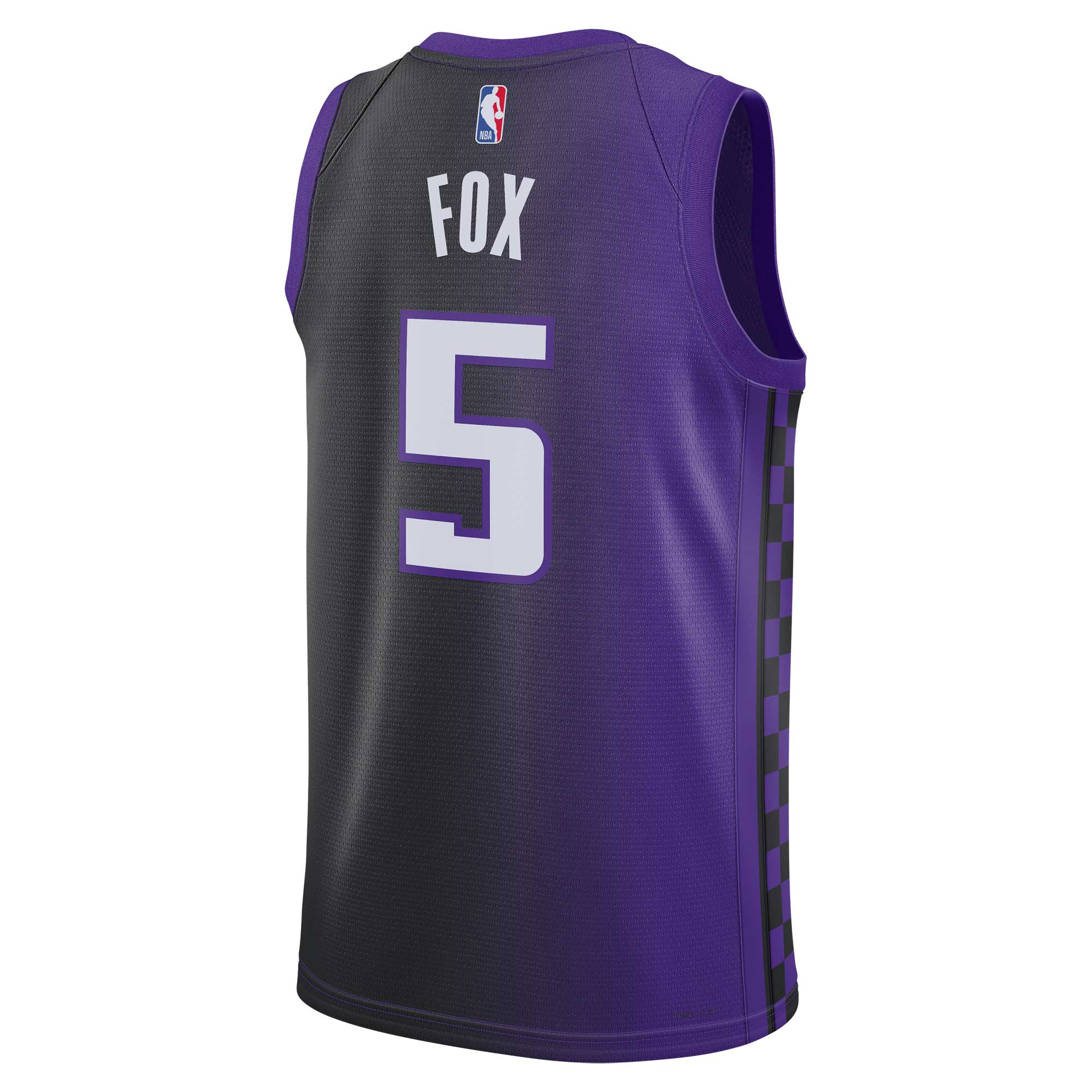 De’Aaron Fox Sacramento Kings Jordan Brand Unisex Swingman Jersey – Statement Edition – Purple Clowdercats