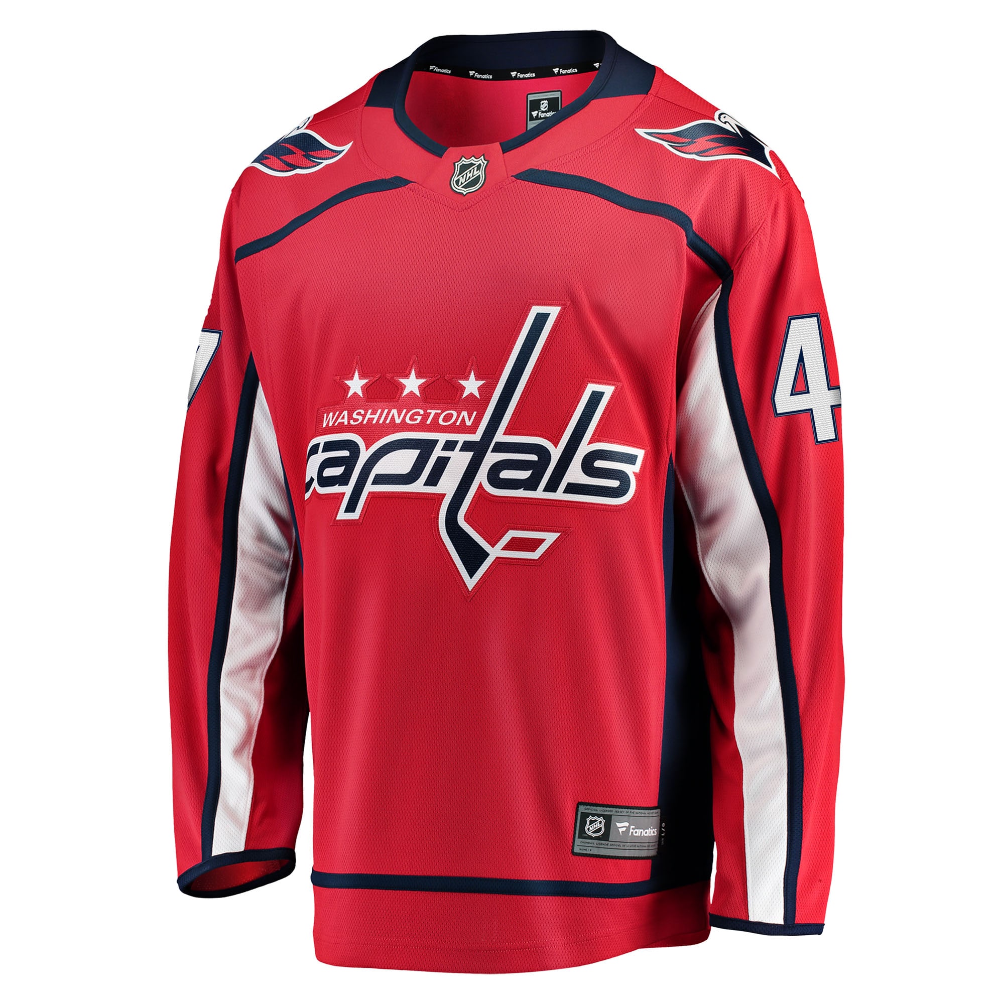 Declan Chisholm Washington Capitals Fanatics Home Breakaway Jersey – Red Clowdercats