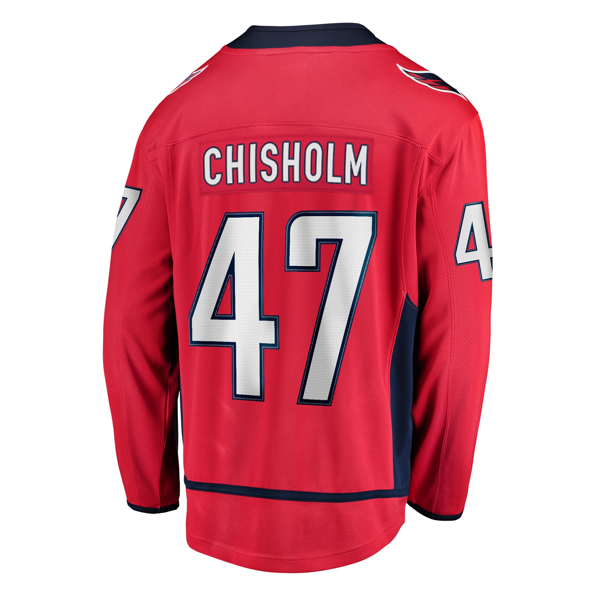 Declan Chisholm Washington Capitals Fanatics Home Breakaway Jersey – Red Clowdercats
