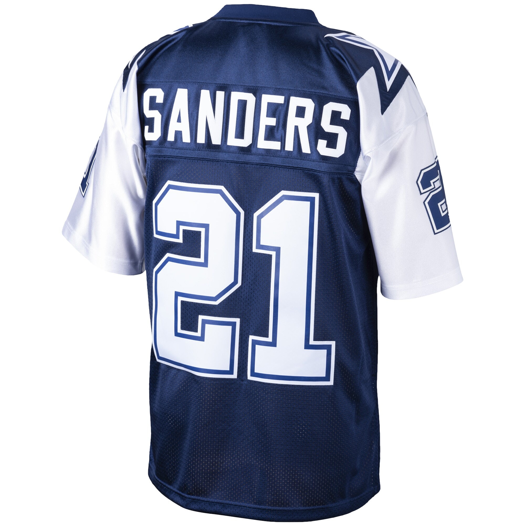 Deion Sanders Dallas Cowboys Mitchell & Ness Big & Tall 1995 Retired Player Replica Jersey – Navy Clowdercats