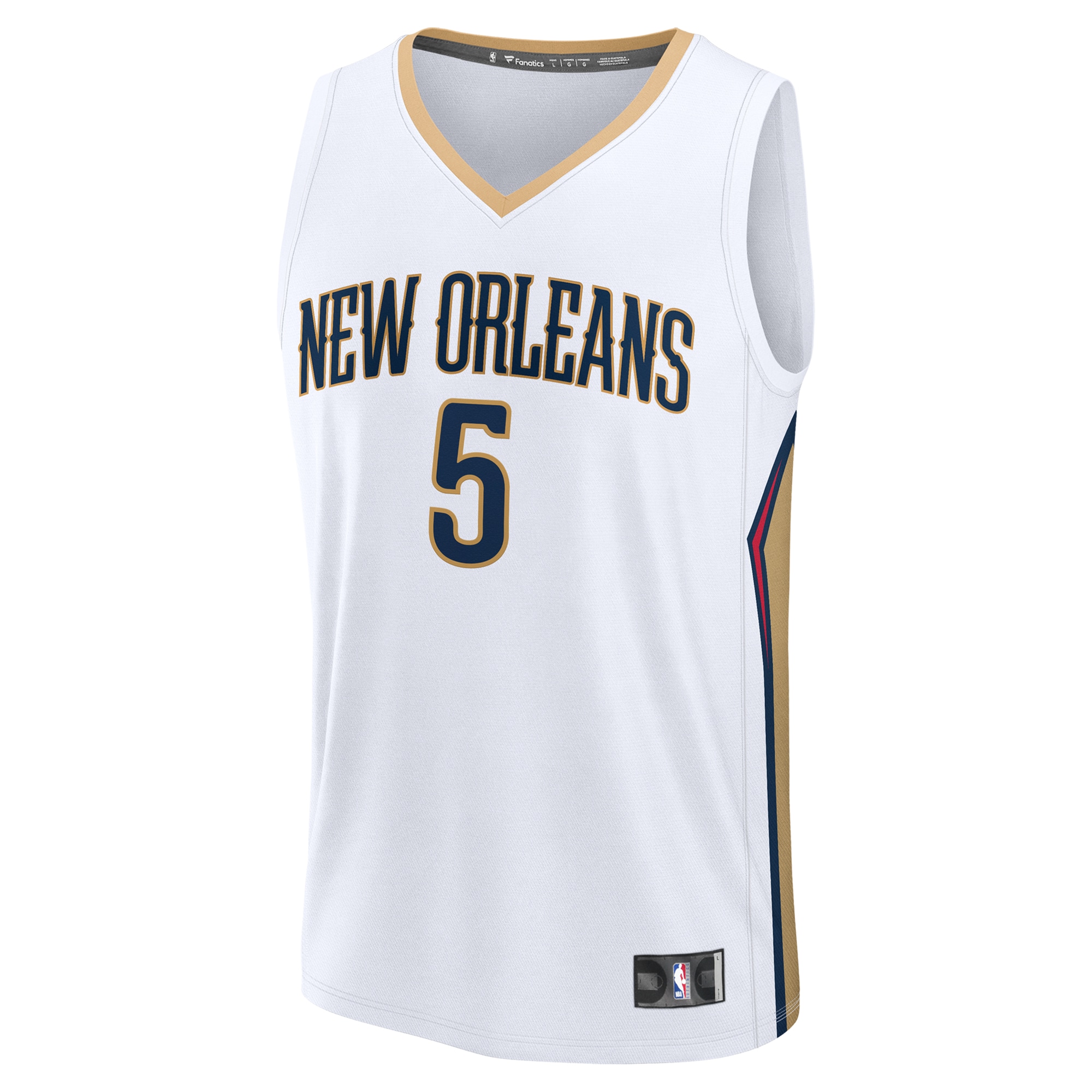 Dejounte Murray New Orleans Pelicans Fanatics Youth Fast Break Replica Player Jersey – Association – White Edition Clowdercats