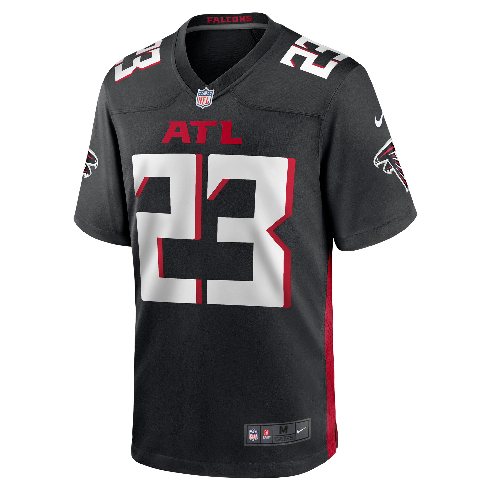 DeMarcco Hellams Atlanta Falcons Nike Team Game Jersey – Black Clowdercats