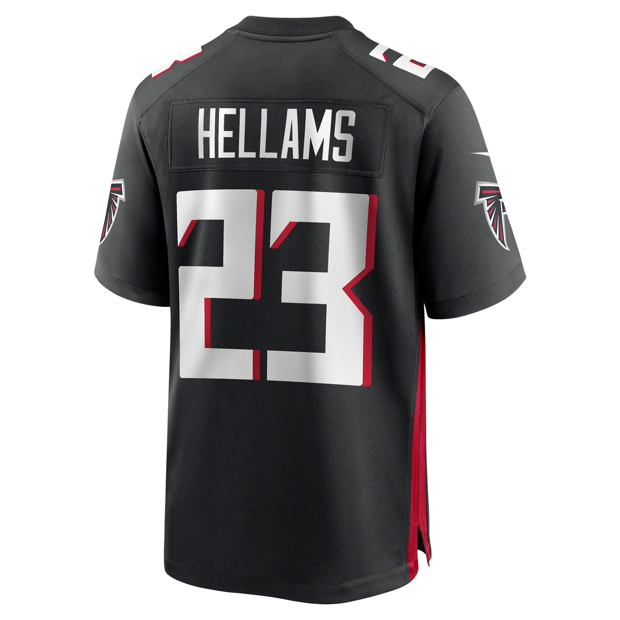 DeMarcco Hellams Atlanta Falcons Nike Team Game Jersey – Black Clowdercats