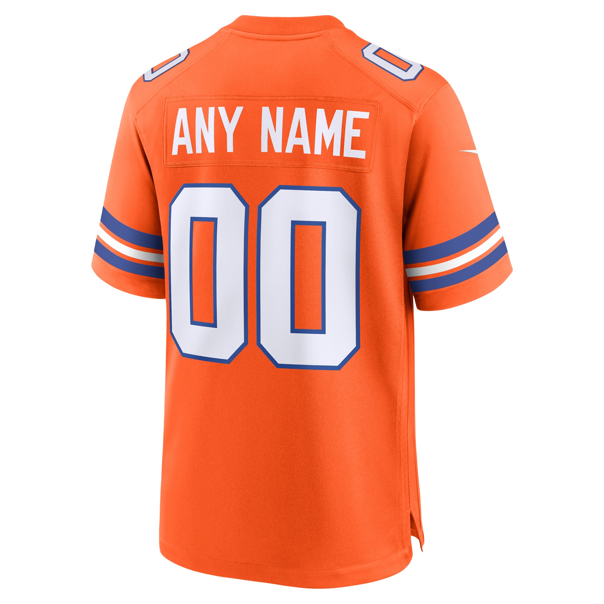Denver Broncos Nike Mile High Collection 1977 Throwback Custom Game Jersey – Orange Clowdercats