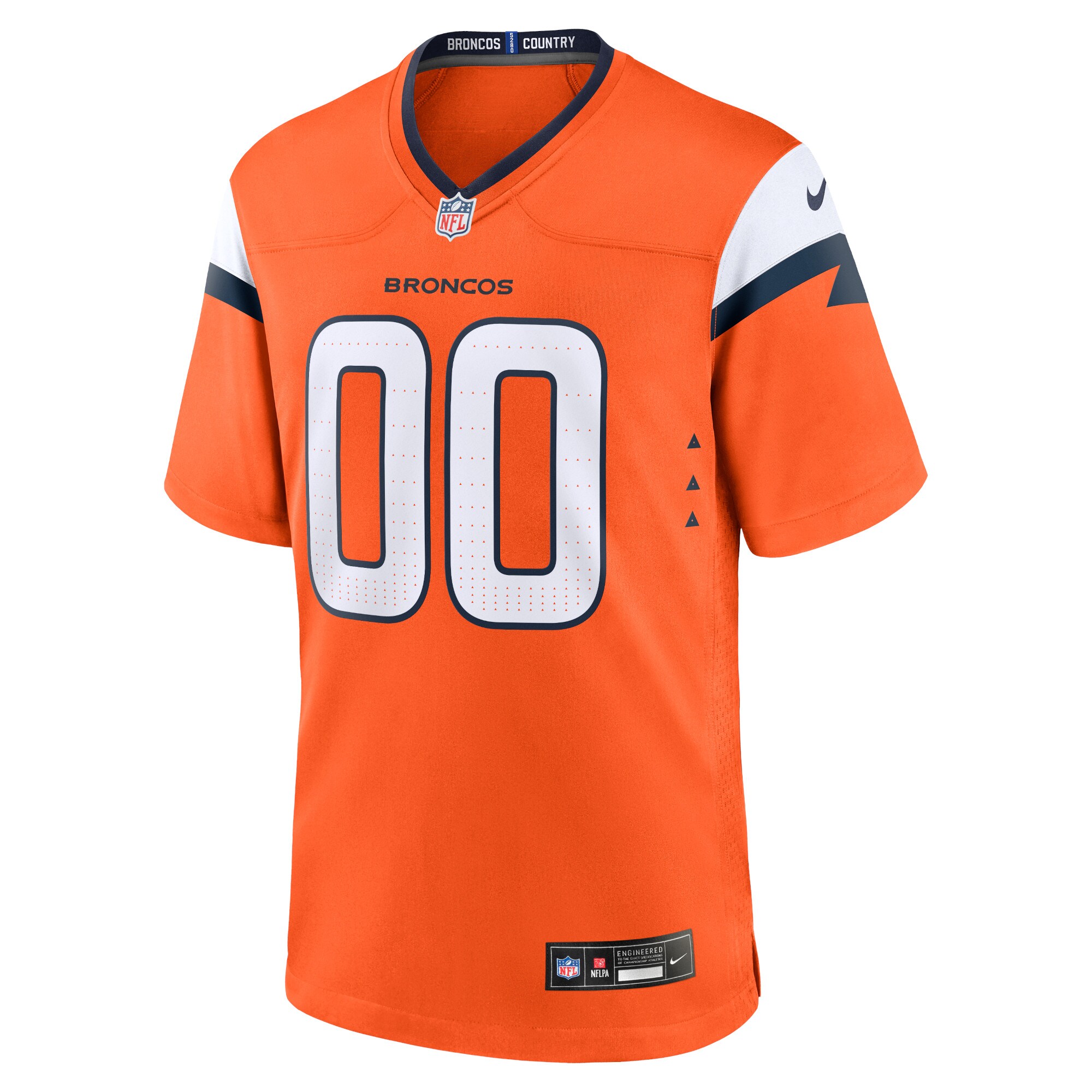 Denver Broncos Nike Mile High Collection Custom Game Jersey – Orange Clowdercats