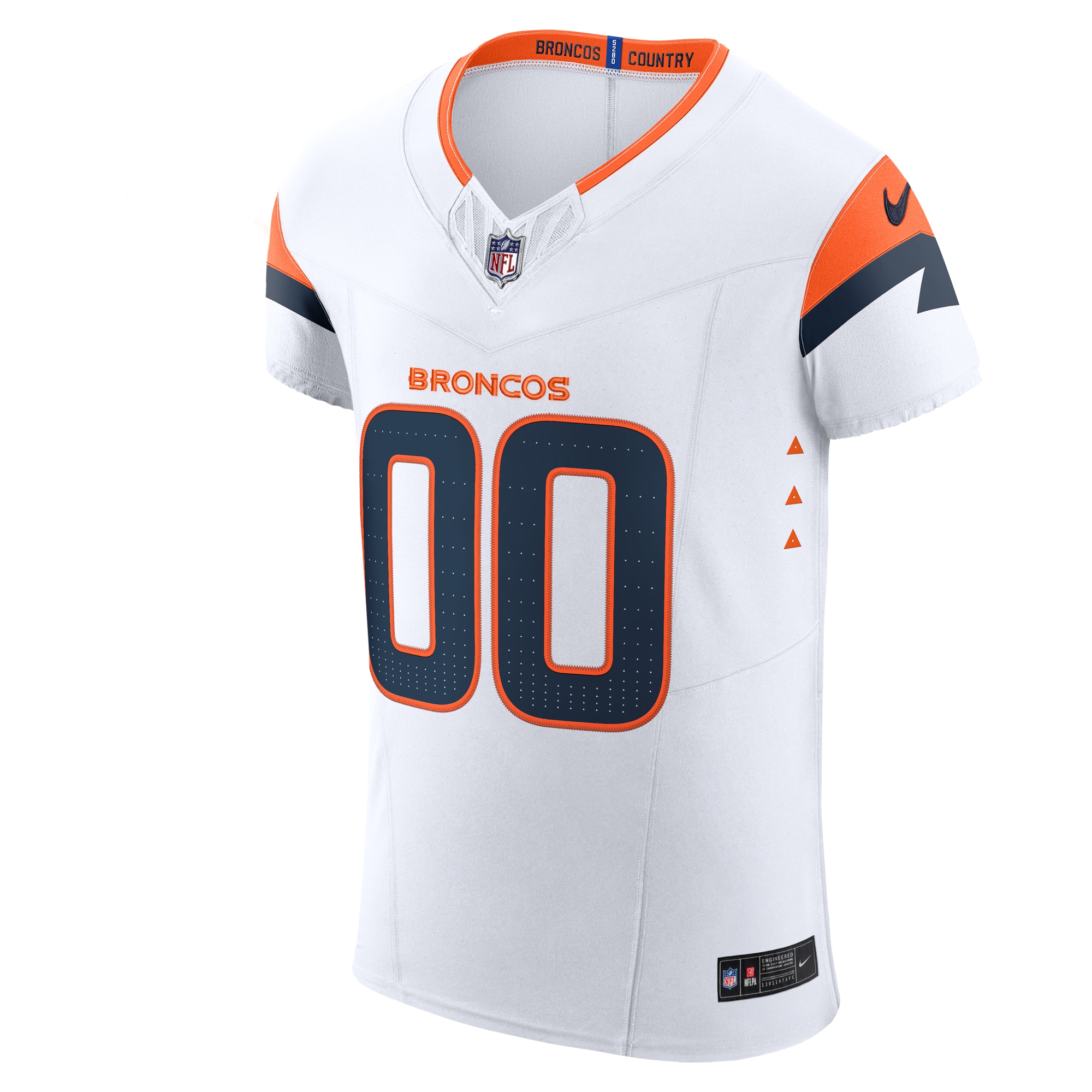 Denver Broncos Nike Vapor F.U.S.E. Elite Custom Jersey – White Clowdercats