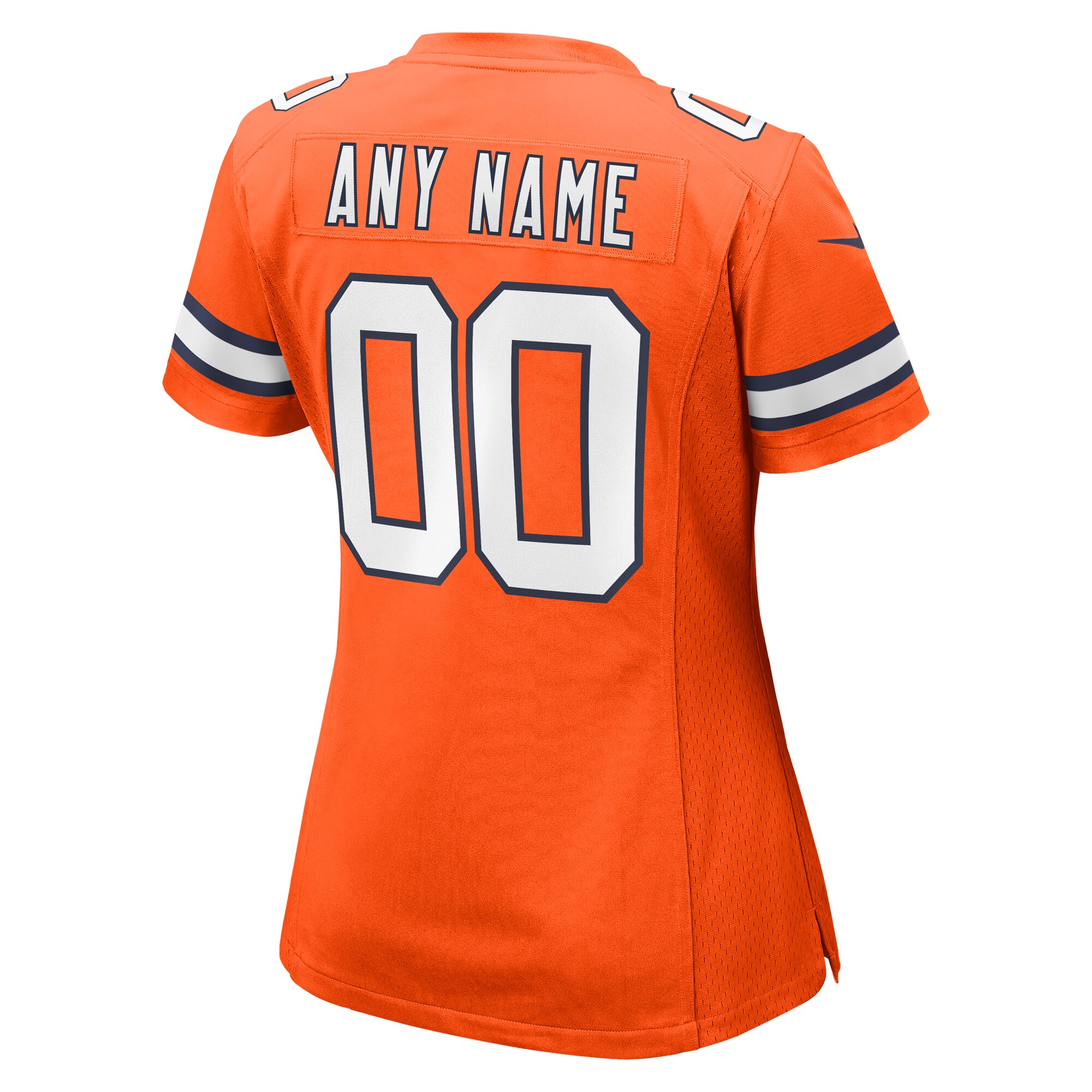 Denver Broncos Nike Women’s Alternate Custom Game Jersey – Orange Clowdercats