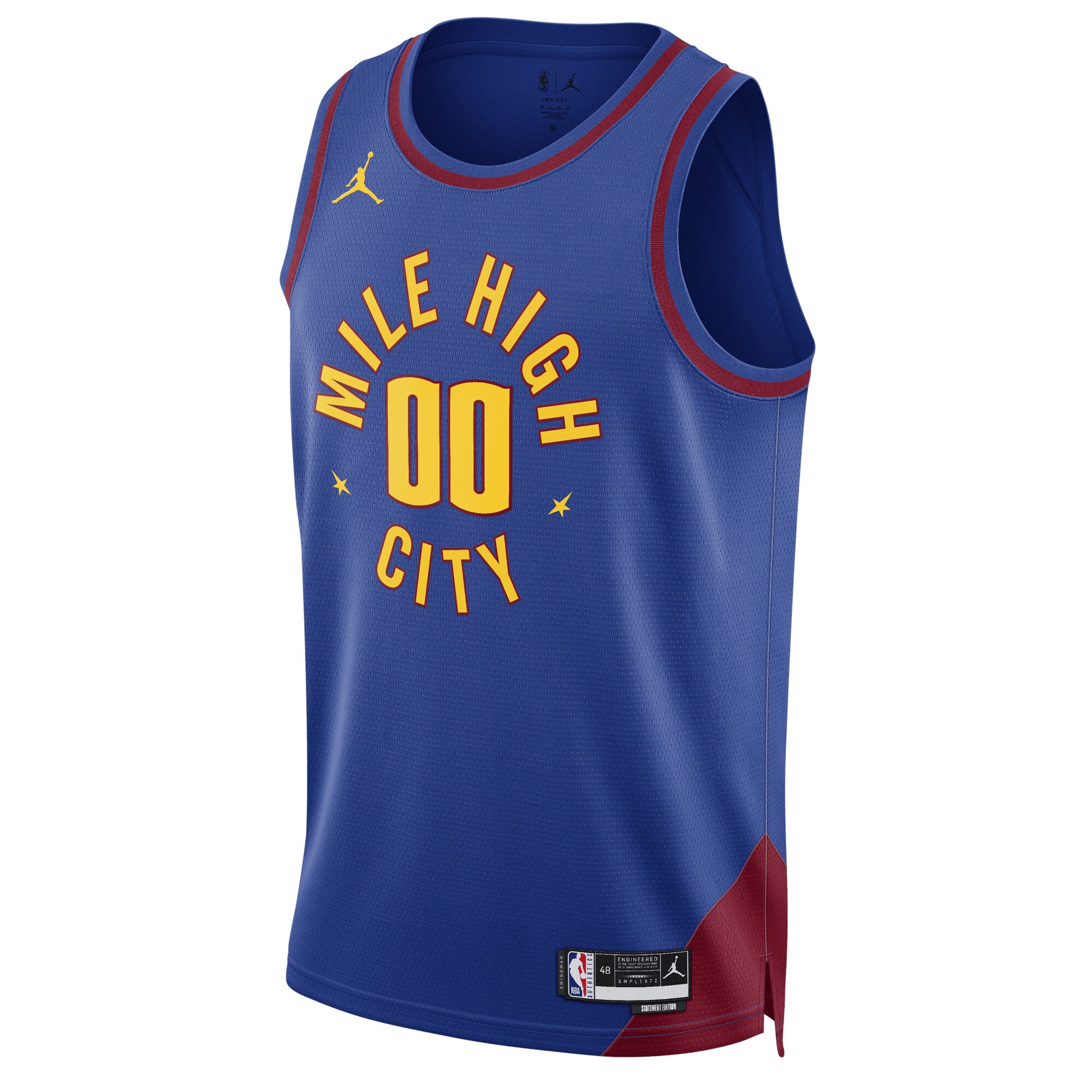 Denver Nuggets Jordan Brand Unisex 2022/23 Swingman Custom Jersey – Statement Edition – Blue Clowdercats