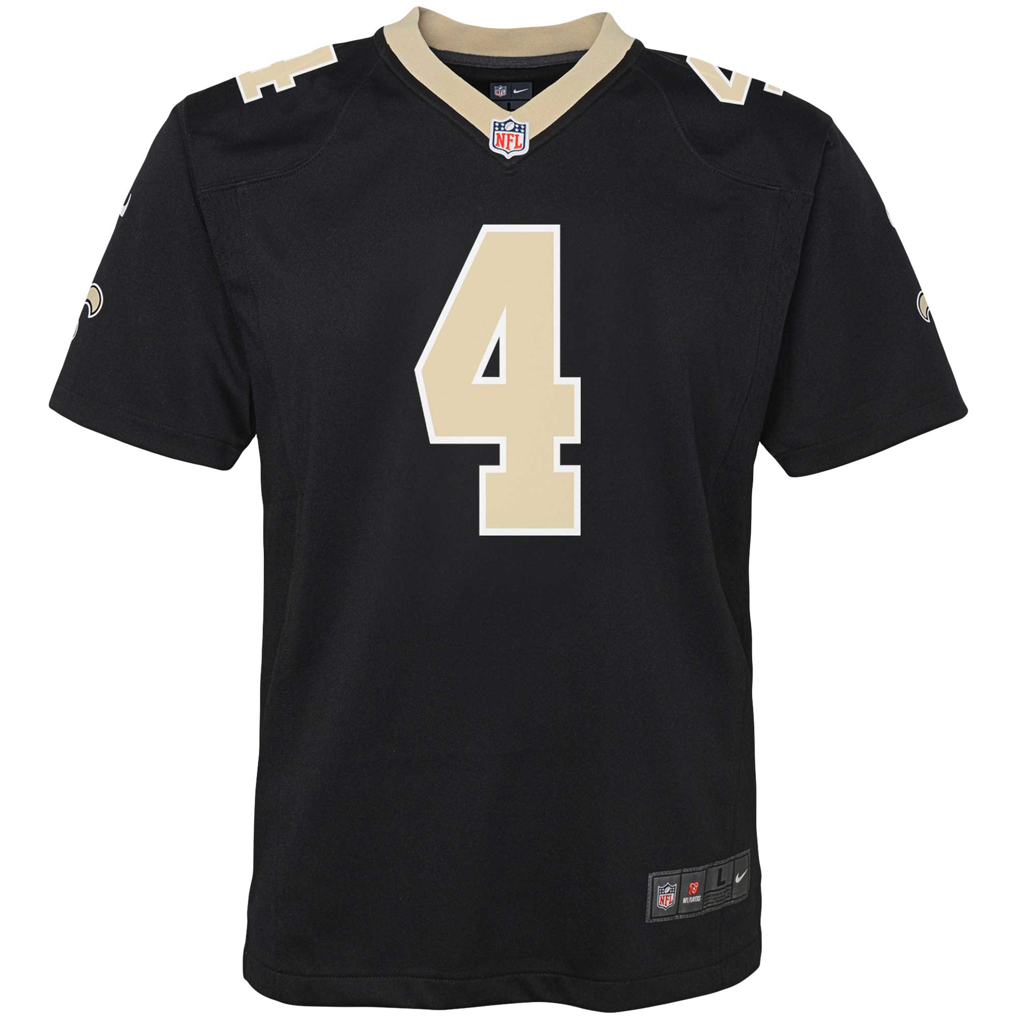 Derek Carr New Orleans Saints Nike Youth Game Jersey – Black Clowdercats