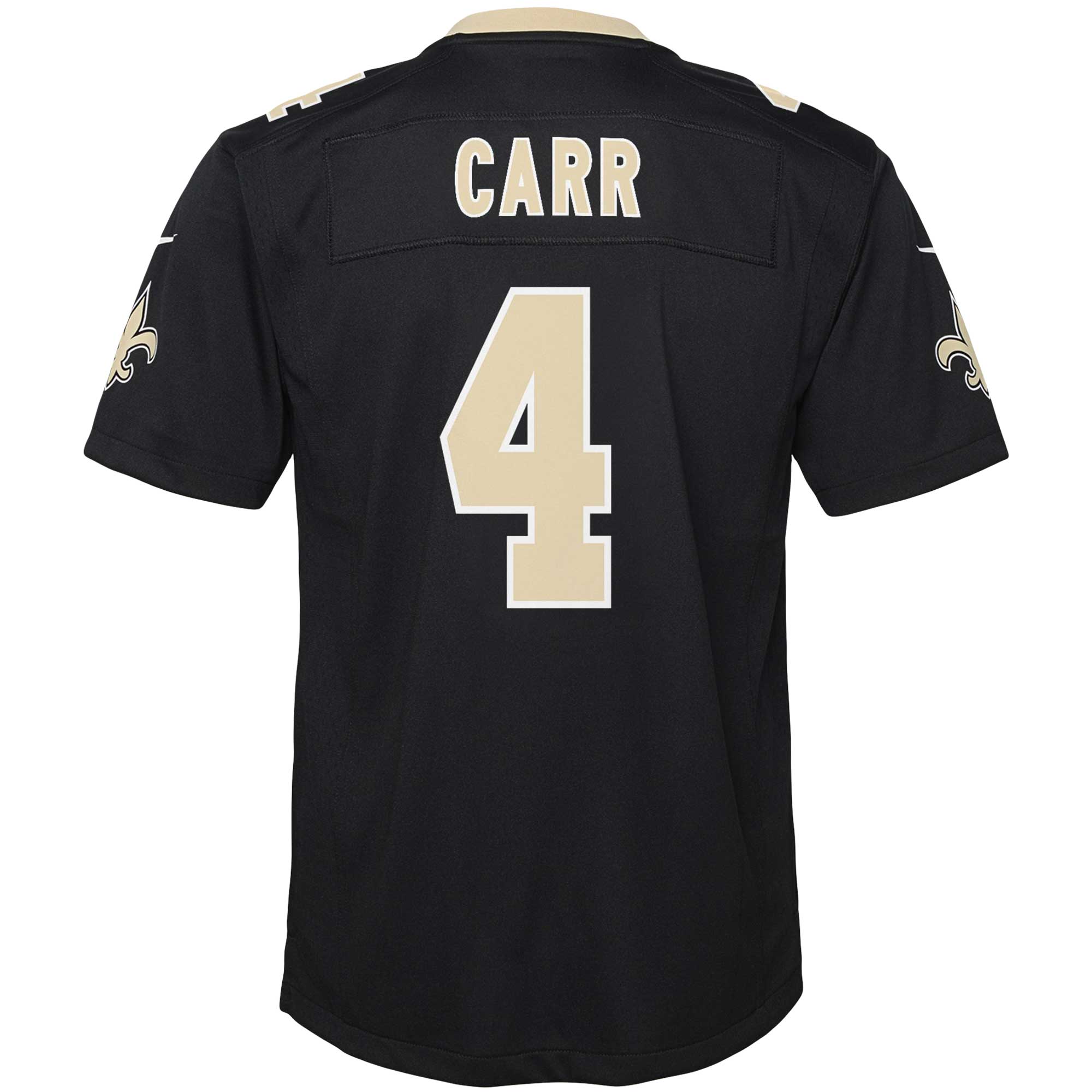 Derek Carr New Orleans Saints Nike Youth Game Jersey – Black Clowdercats