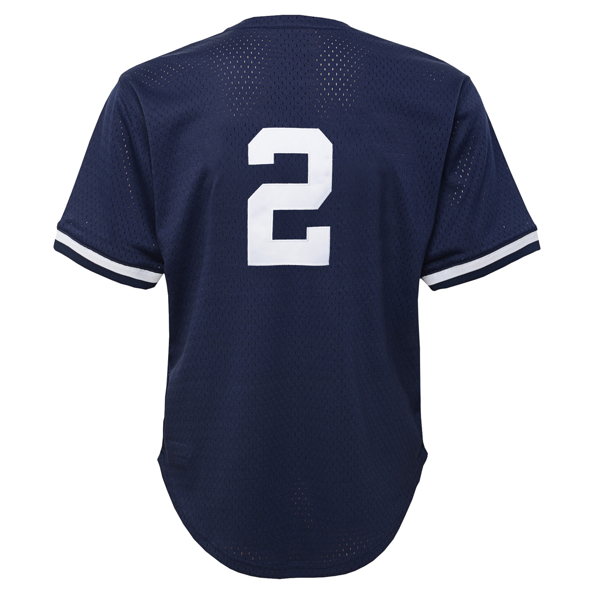 Derek Jeter New York Yankees Mitchell & Ness Toddler Cooperstown Collection Mesh Batting Practice Jersey – Navy