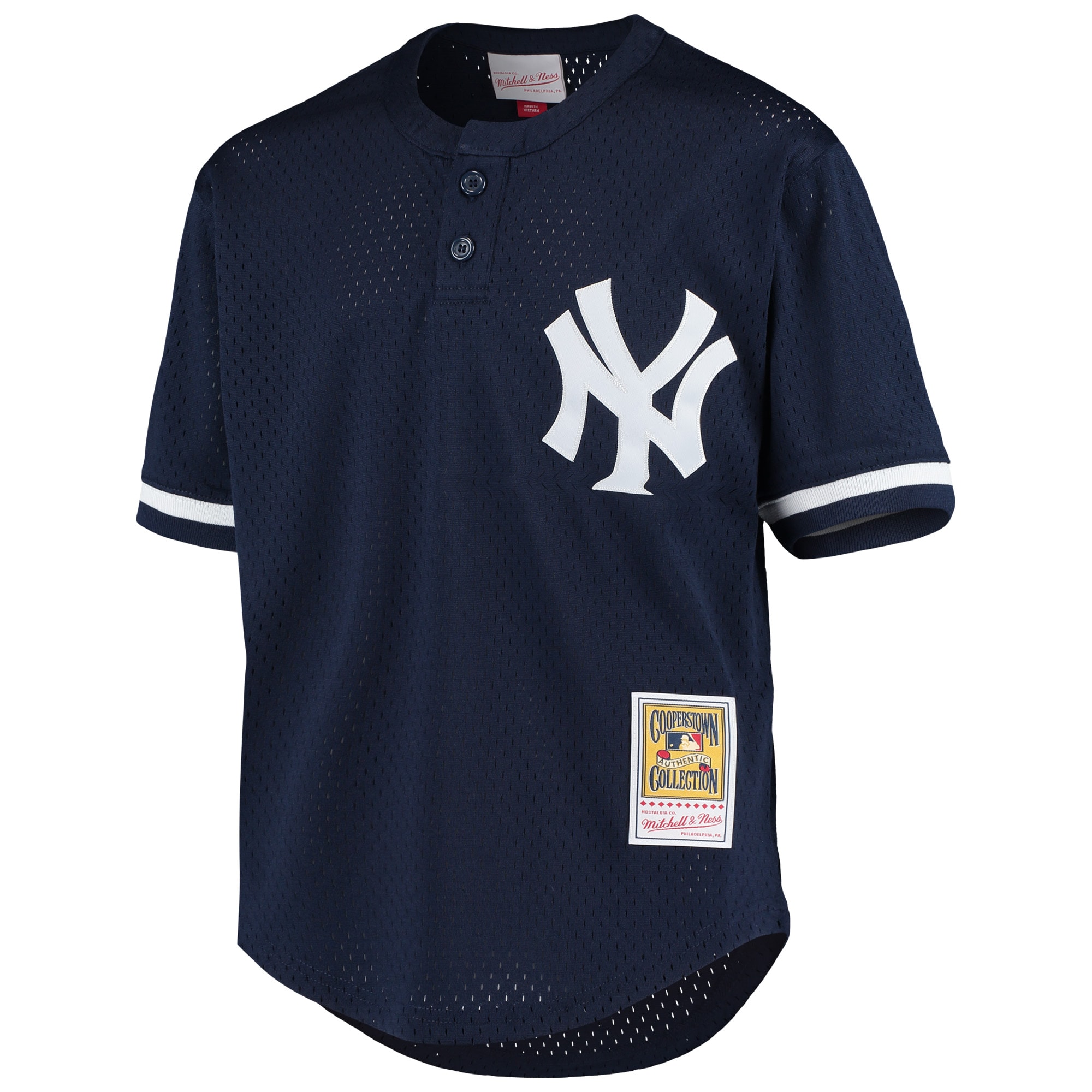 Derek Jeter New York Yankees Mitchell & Ness Youth Cooperstown Collection Mesh Batting Practice Jersey – Navy
