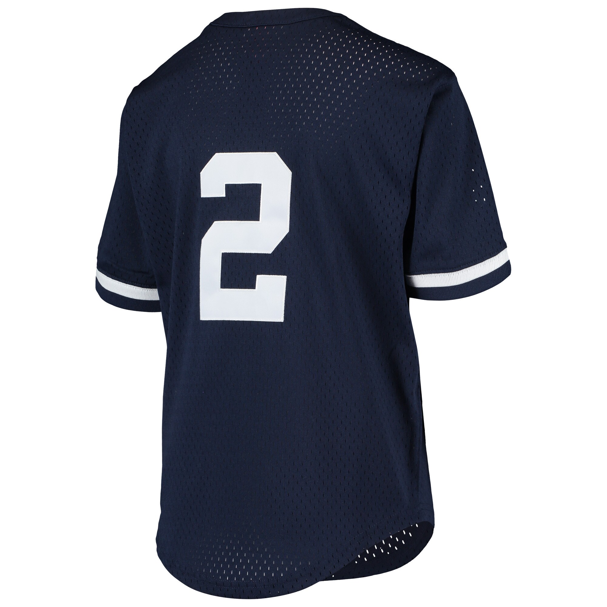 Derek Jeter New York Yankees Mitchell & Ness Youth Cooperstown Collection Mesh Batting Practice Jersey – Navy