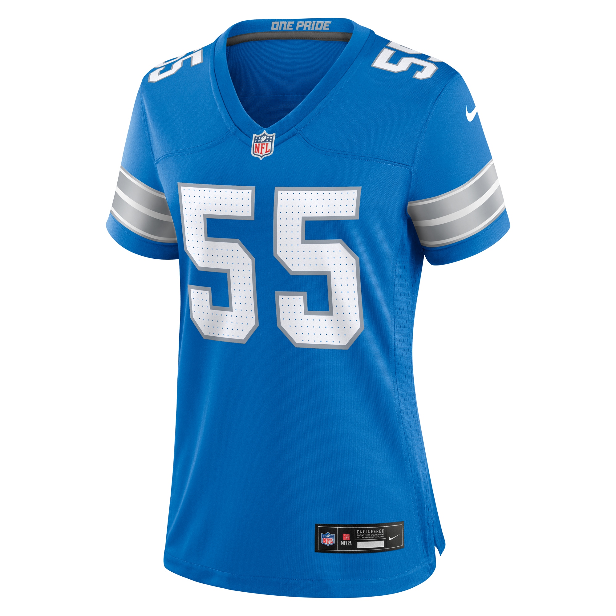 Derrick Barnes Detroit Lions Nike Women’s Team Game Jersey – Blue Clowdercats