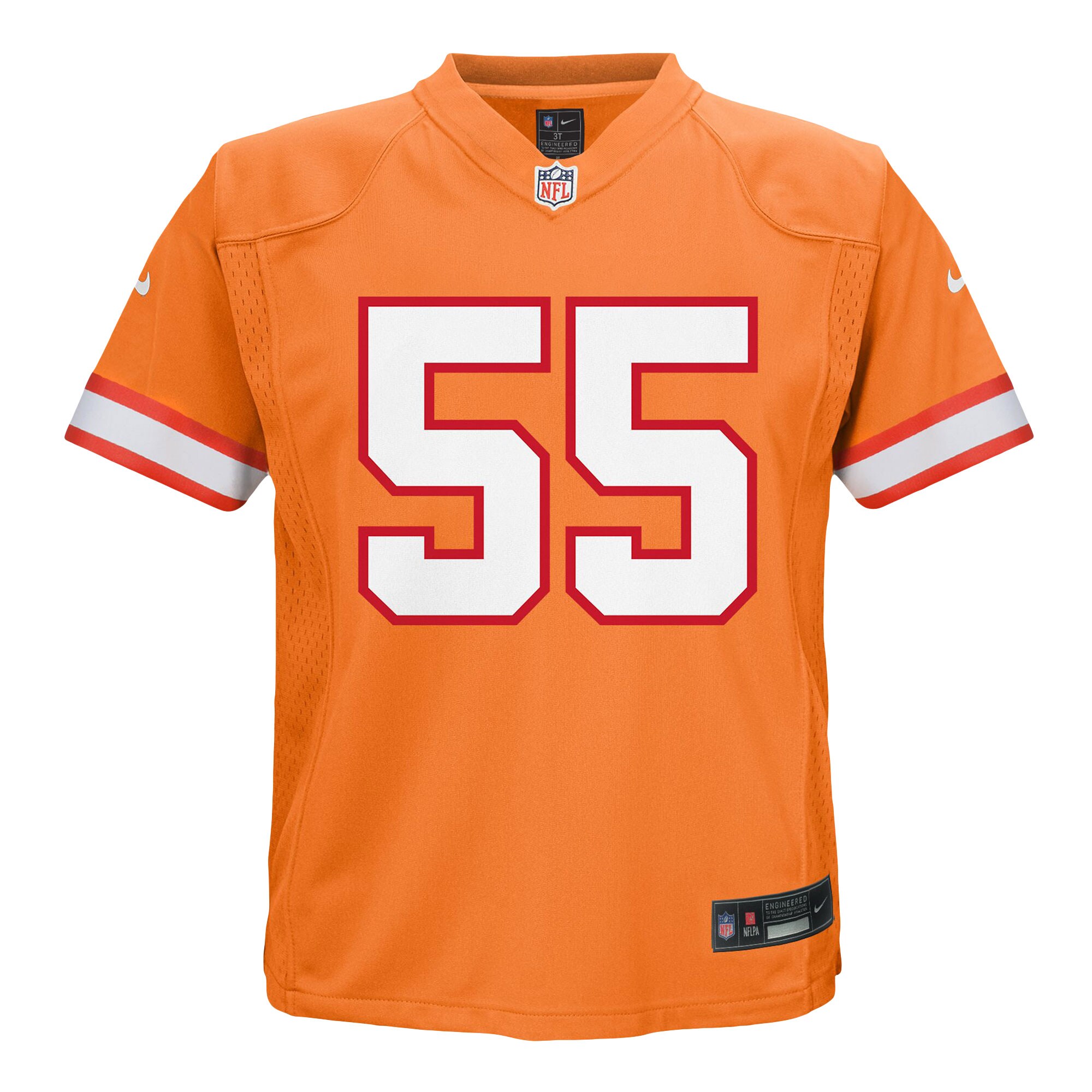 Derrick Brooks Tampa Bay Buccaneers Nike Toddler Retired Player Game Jersey – Orange Clowdercats