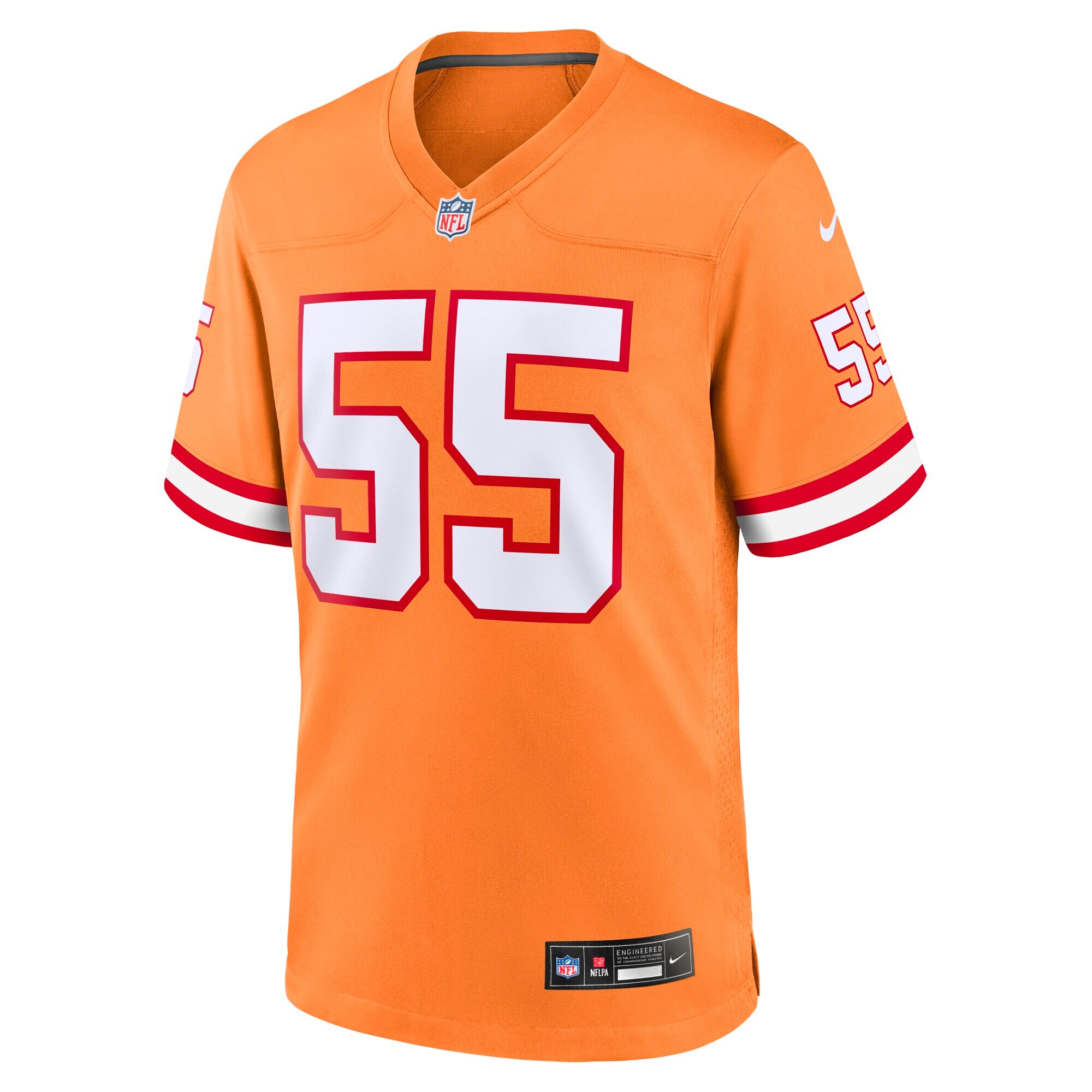 Derrick Brooks Tampa Bay Buccaneers Nike Youth Retired Player Game Jersey – Orange Clowdercats