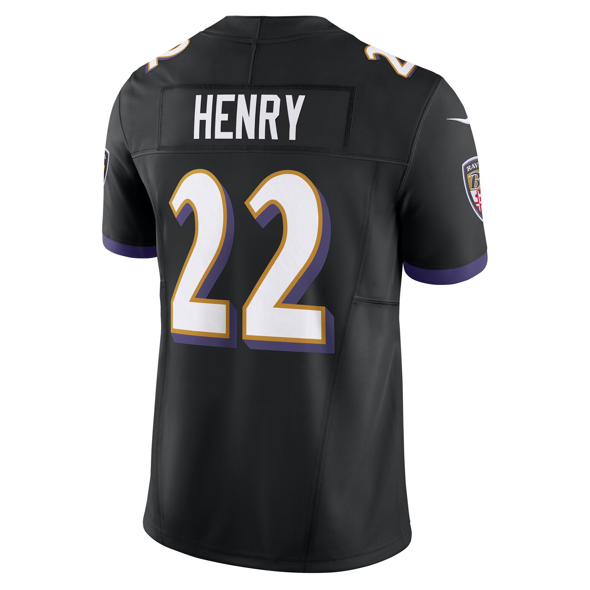Derrick Henry Baltimore Ravens Nike Vapor F.U.S.E. Limited Jersey – Black Clowdercats