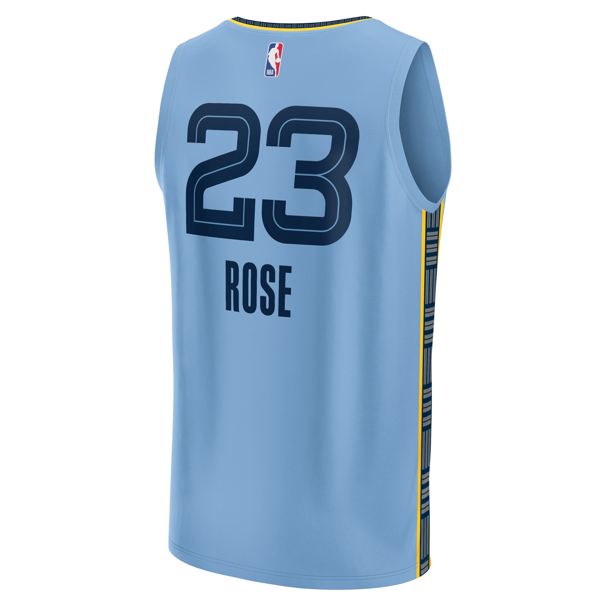 Derrick Rose Memphis Grizzlies Fanatics Youth Fast Break Player Jersey – Statement Edition – Light Blue Clowdercats