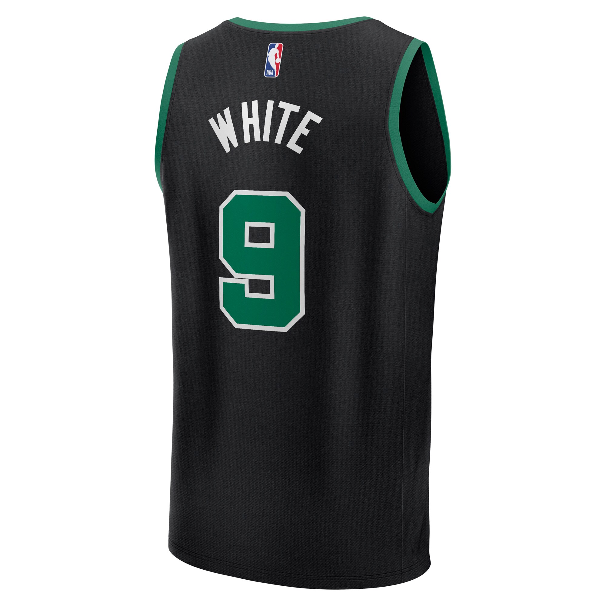 Derrick White Boston Celtics Fanatics Fast Break Replica Player Jersey – Statement Edition – Black Clowdercats