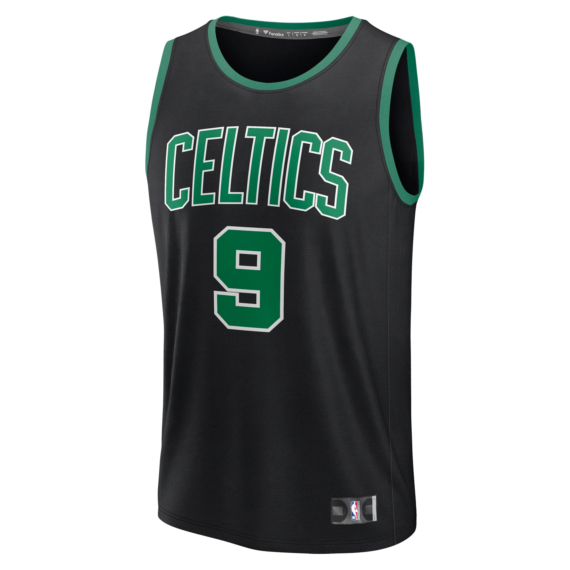 Derrick White Boston Celtics Fanatics Fast Break Replica Player Jersey – Statement Edition – Black Clowdercats
