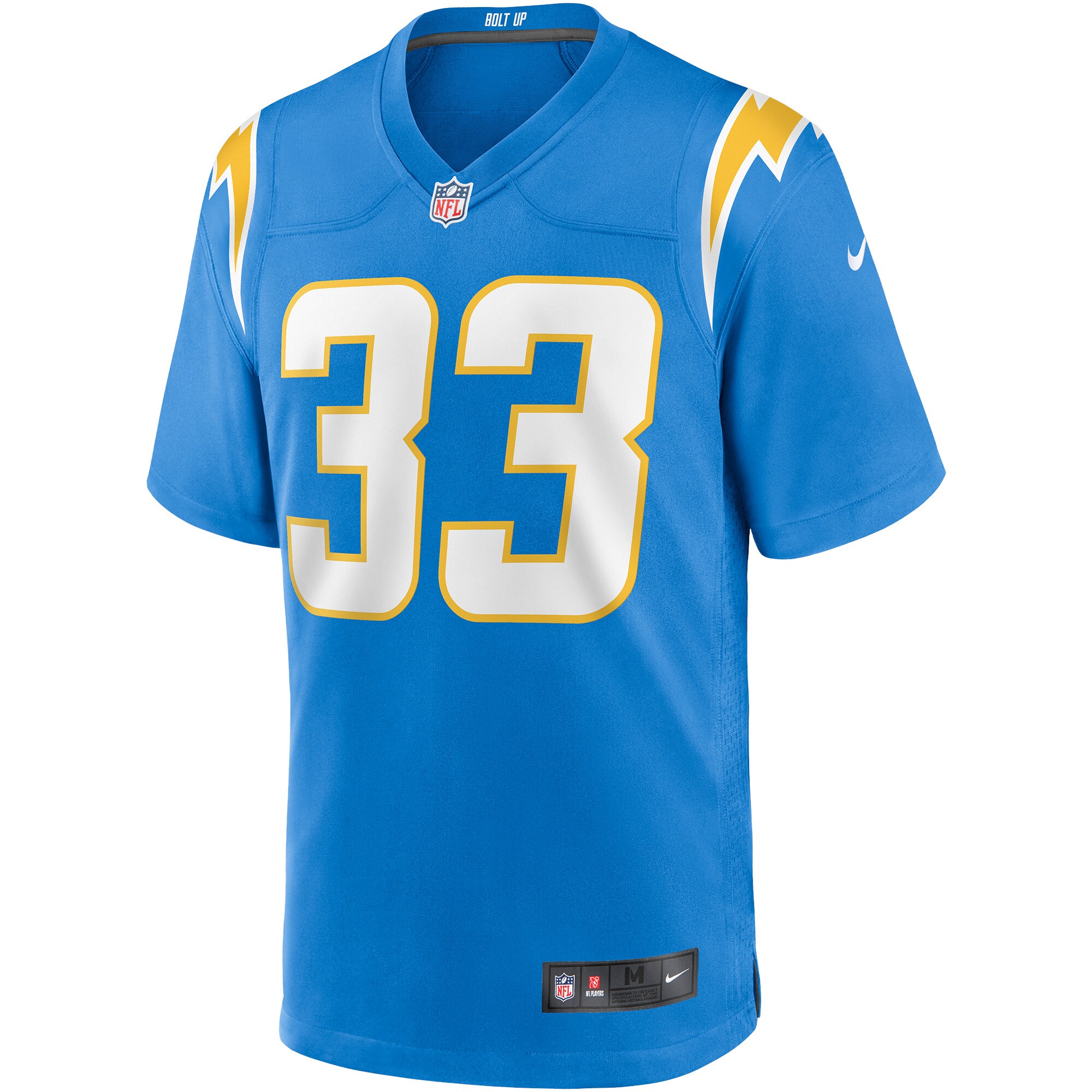 Derwin James Los Angeles Chargers Nike Game Player Jersey – Powder Blue Clowdercats