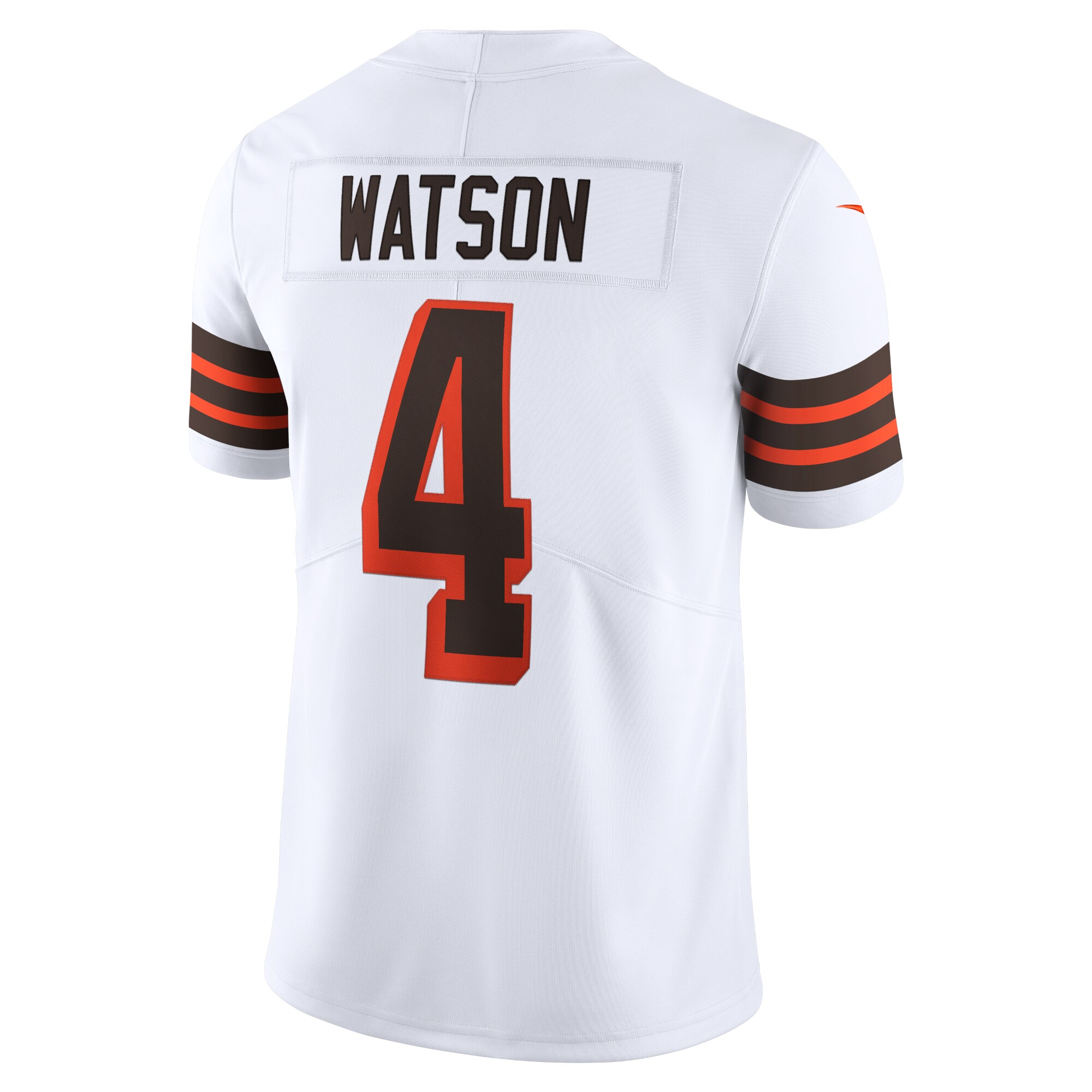 Deshaun Watson Cleveland Browns Nike 2021 Alternate Vapor Limited Jersey – White Clowdercats