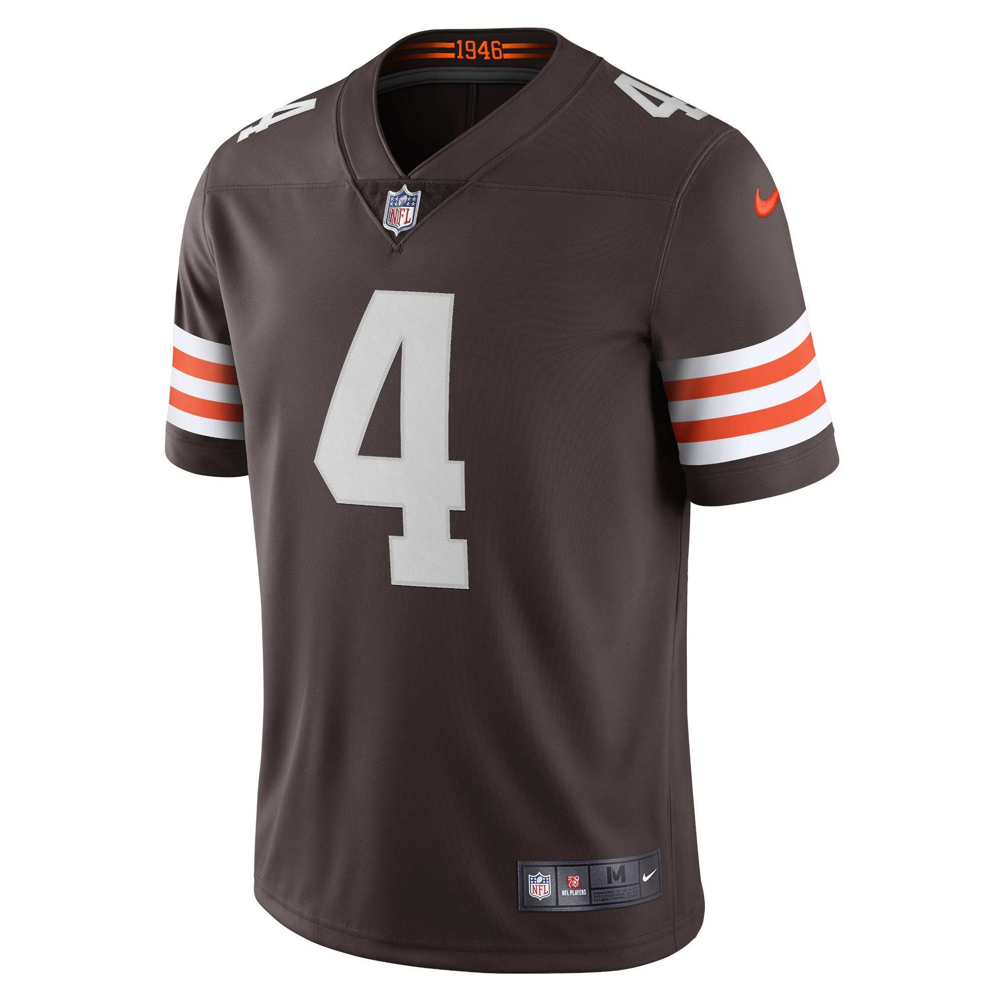Deshaun Watson Cleveland Browns Nike Men’s Vapor Limited Jersey – Brown Clowdercats