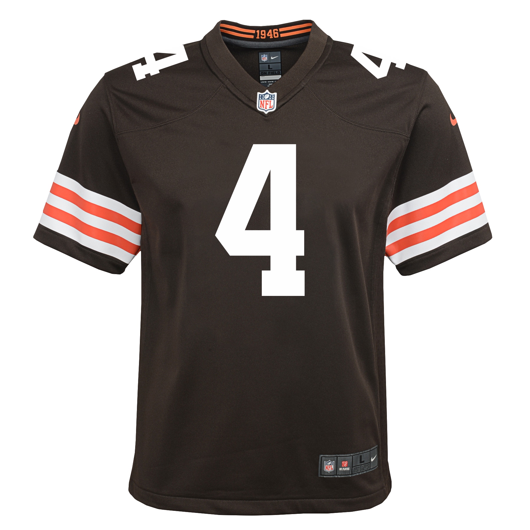 Deshaun Watson Cleveland Browns Nike Youth Game Jersey – Brown Clowdercats