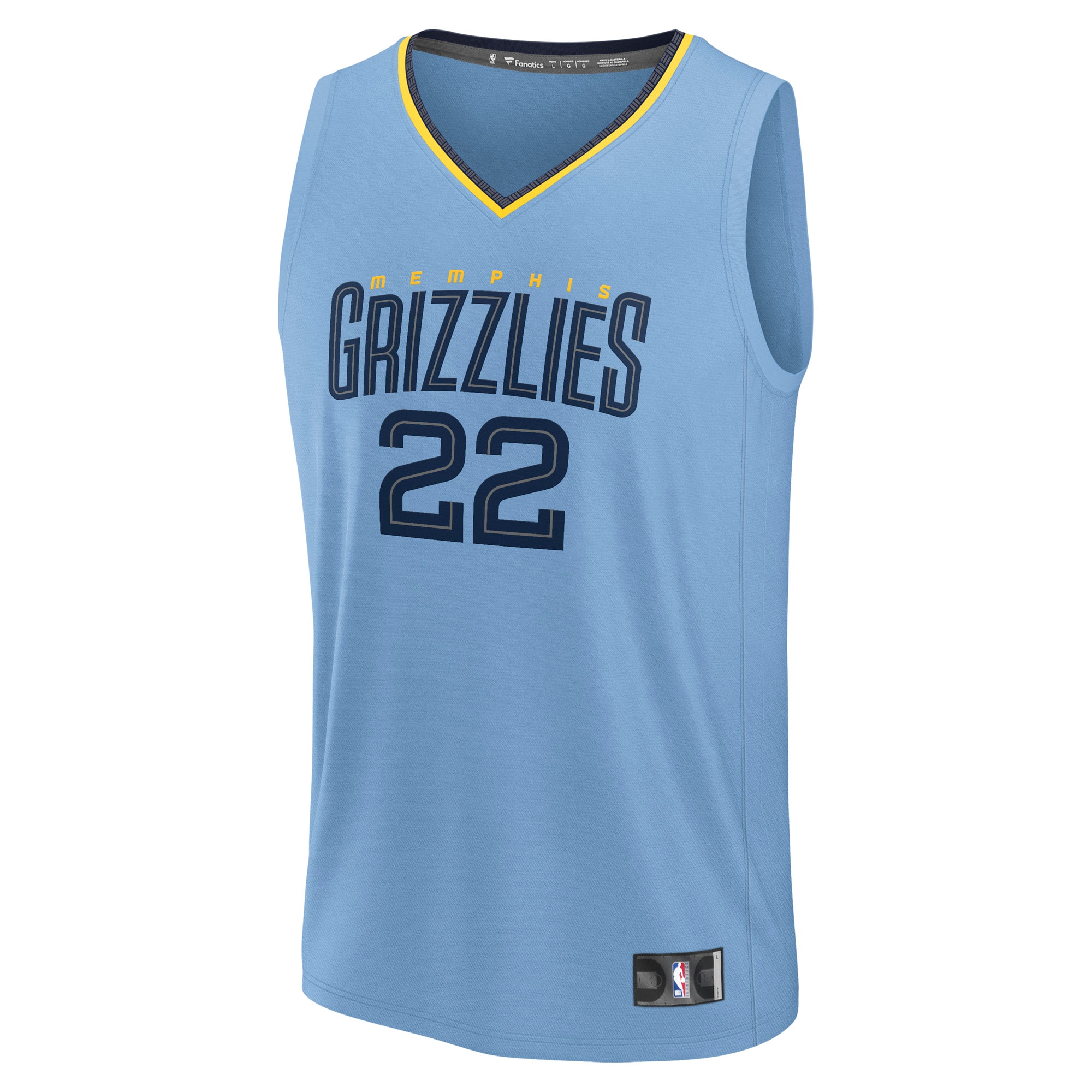 Desmond Bane Memphis Grizzlies Fanatics Fast Break Replica Player Jersey – Statement Edition – Light Blue Clowdercats