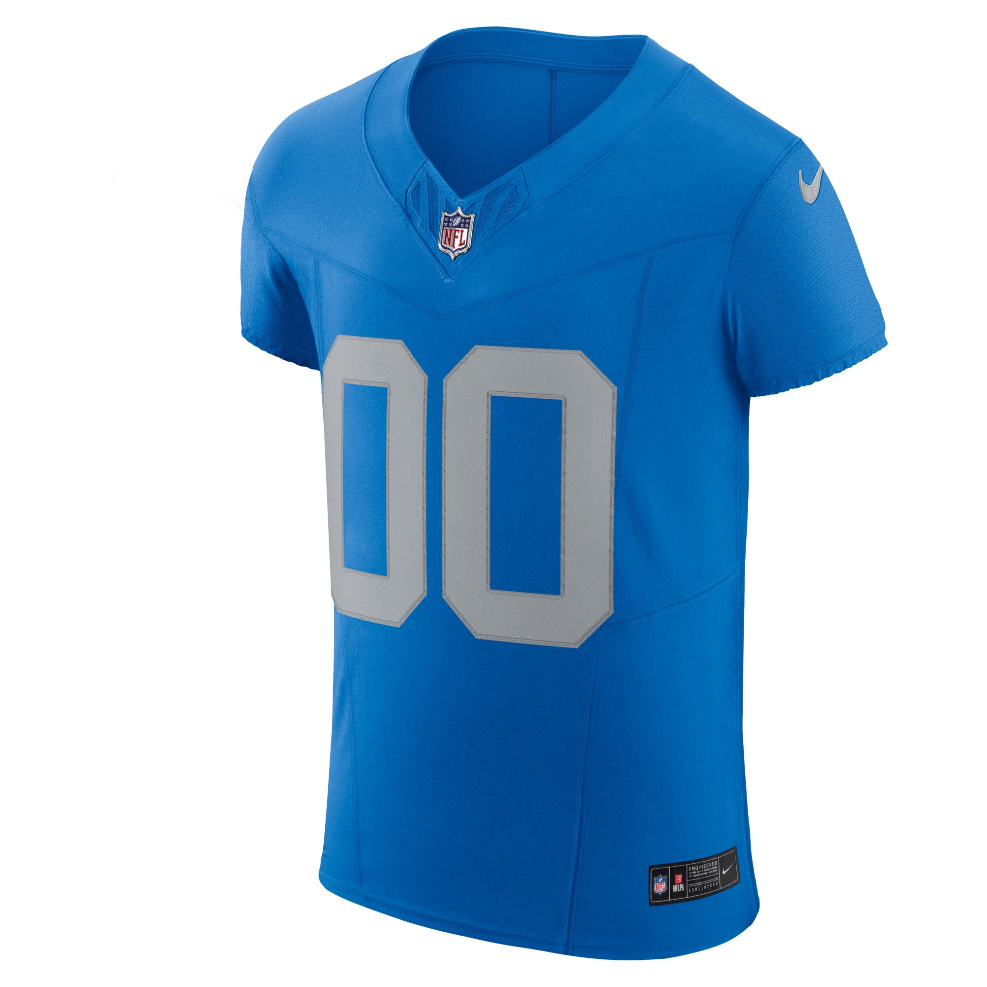 Detroit Lions Nike Alternate Vapor F.U.S.E. Elite Custom Jersey – Blue Clowdercats