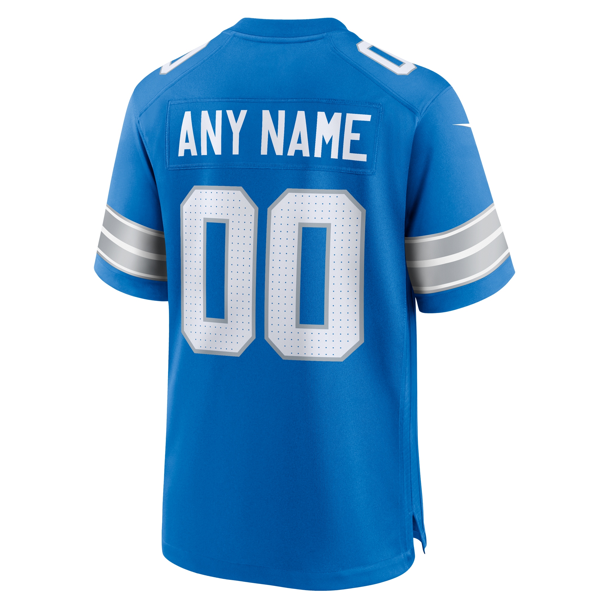 Detroit Lions Nike Custom Game Jersey – Blue Clowdercats