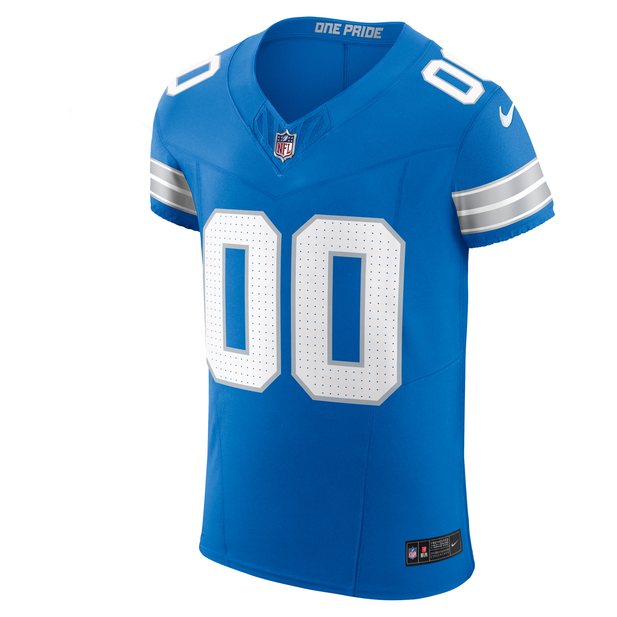 Detroit Lions Nike Team Vapor F.U.S.E. Elite Custom Jersey – Blue Clowdercats