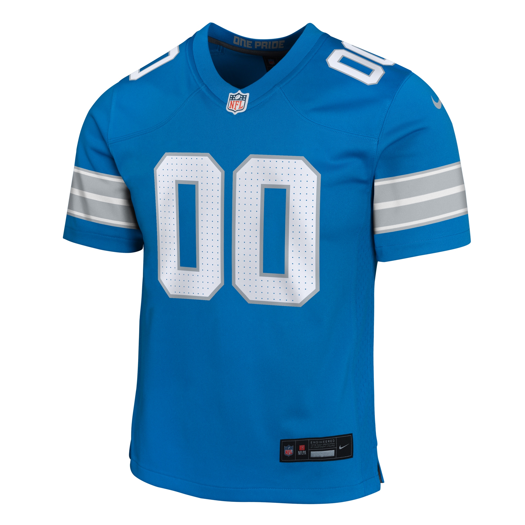 Detroit Lions Nike Youth Custom Game Jersey – Blue Clowdercats