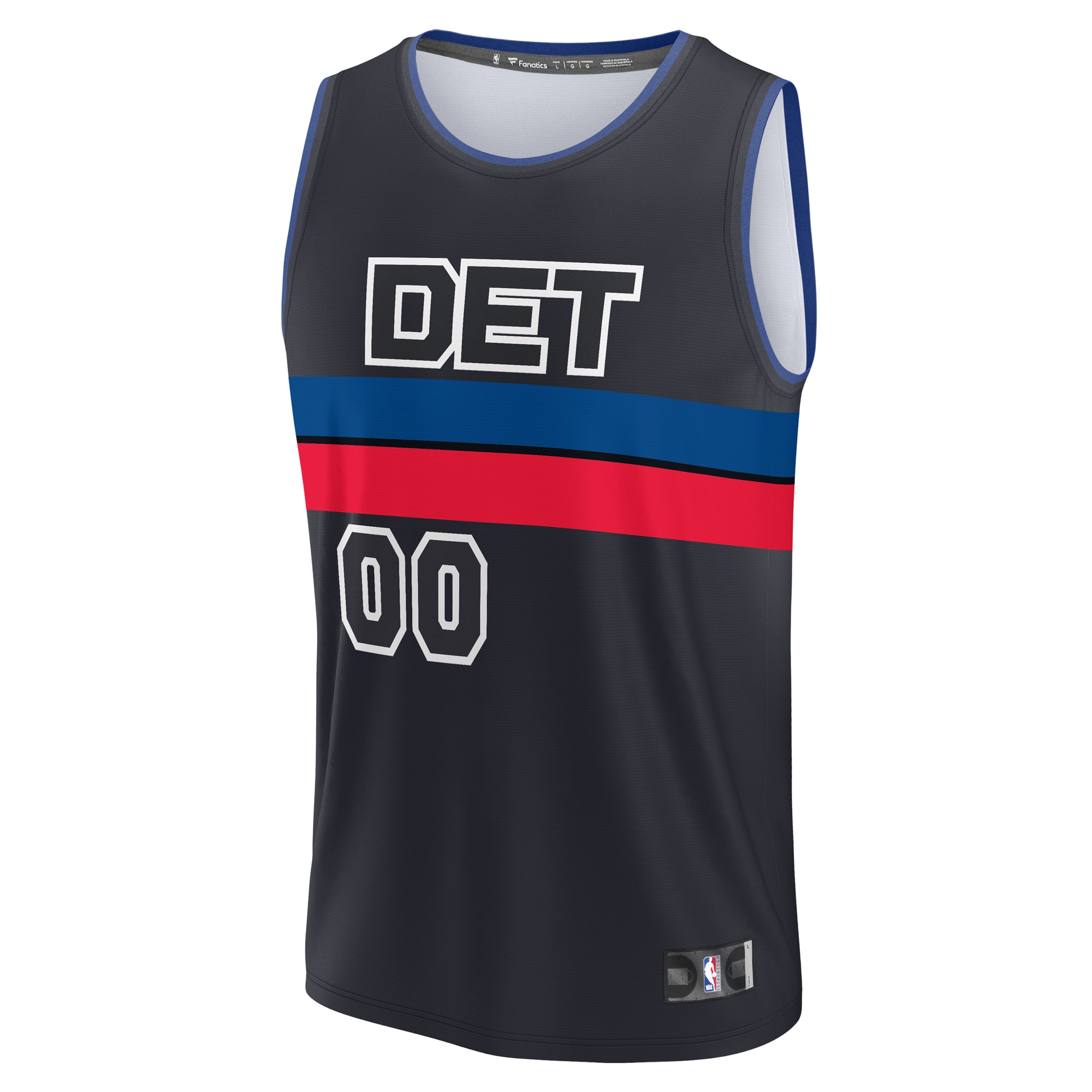 Detroit Pistons Fanatics Fast Break Custom Jersey – Charcoal – Statement Edition Clowdercats