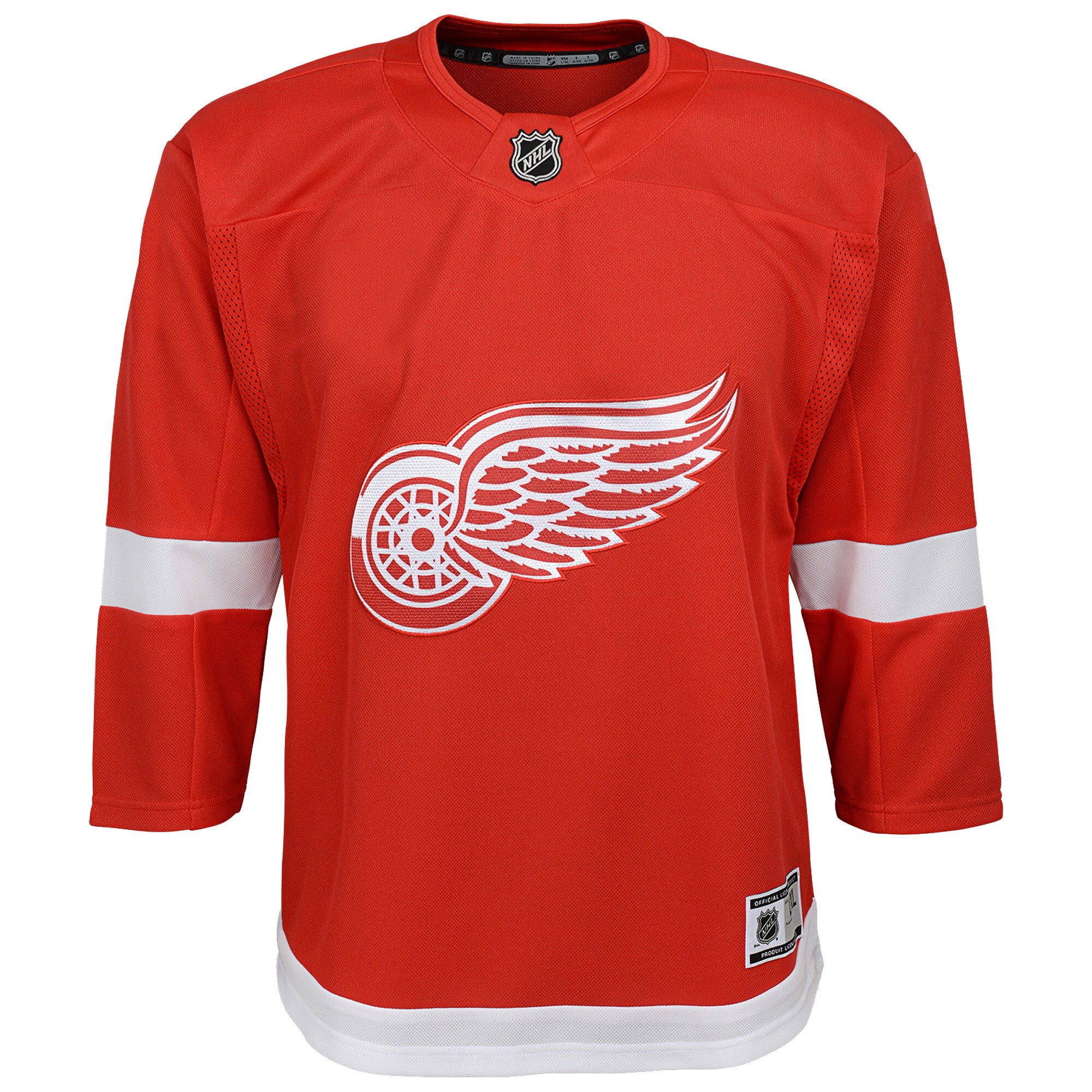 Detroit Red Wings Youth Home Blank Premier Jersey – Red Clowdercats
