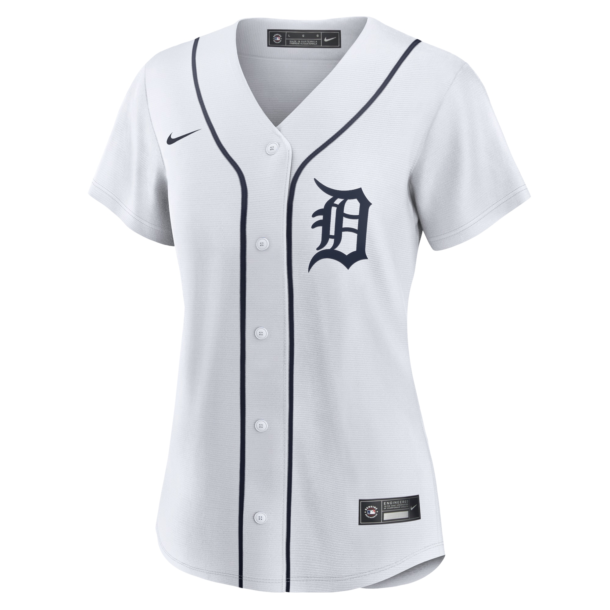 Detroit Tigers Nike Women’s Home Replica Team Jersey – White