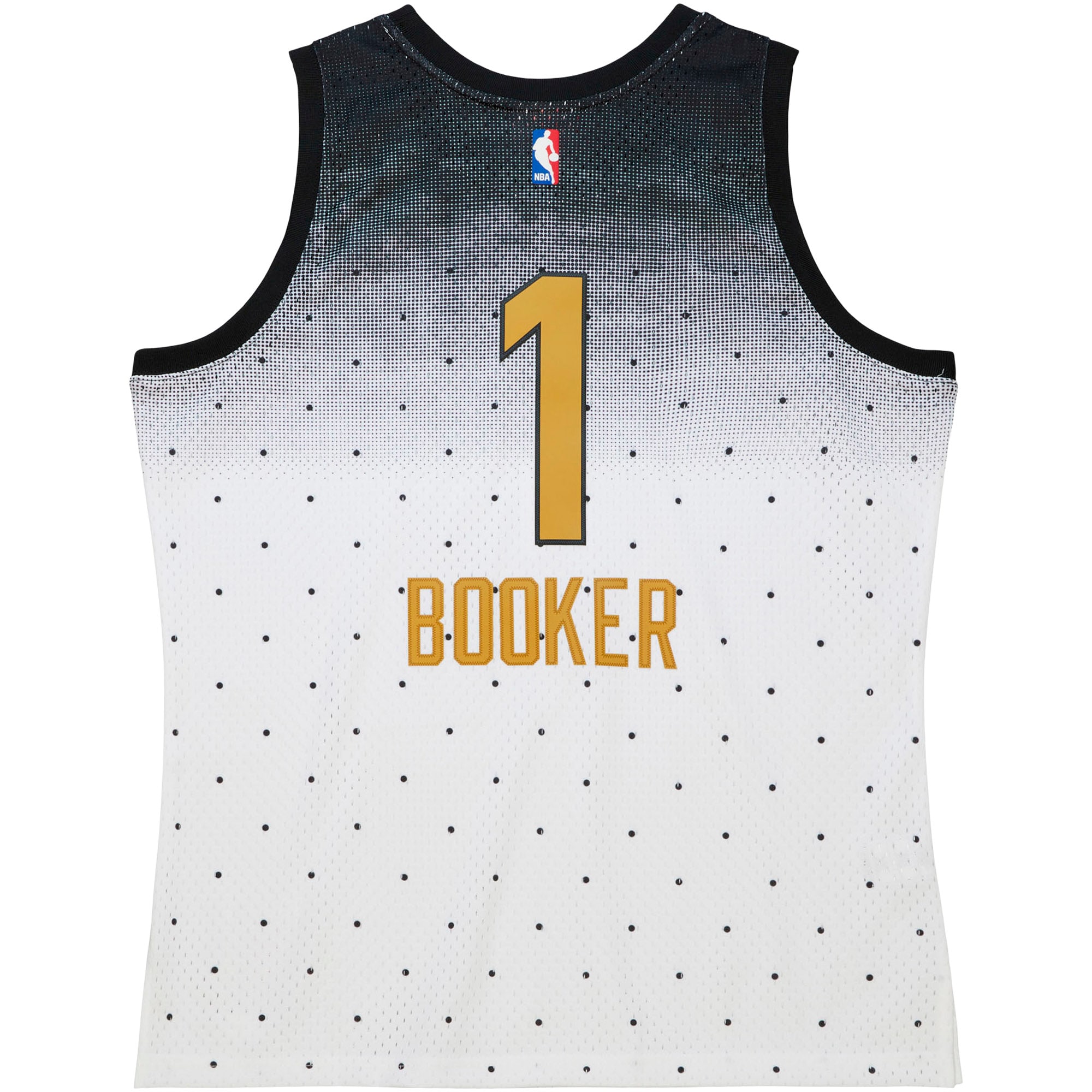 Devin Booker 2016 NBA Rising Stars Challenge Mitchell & Ness Hardwood Classics Swingman Jersey – White Clowdercats