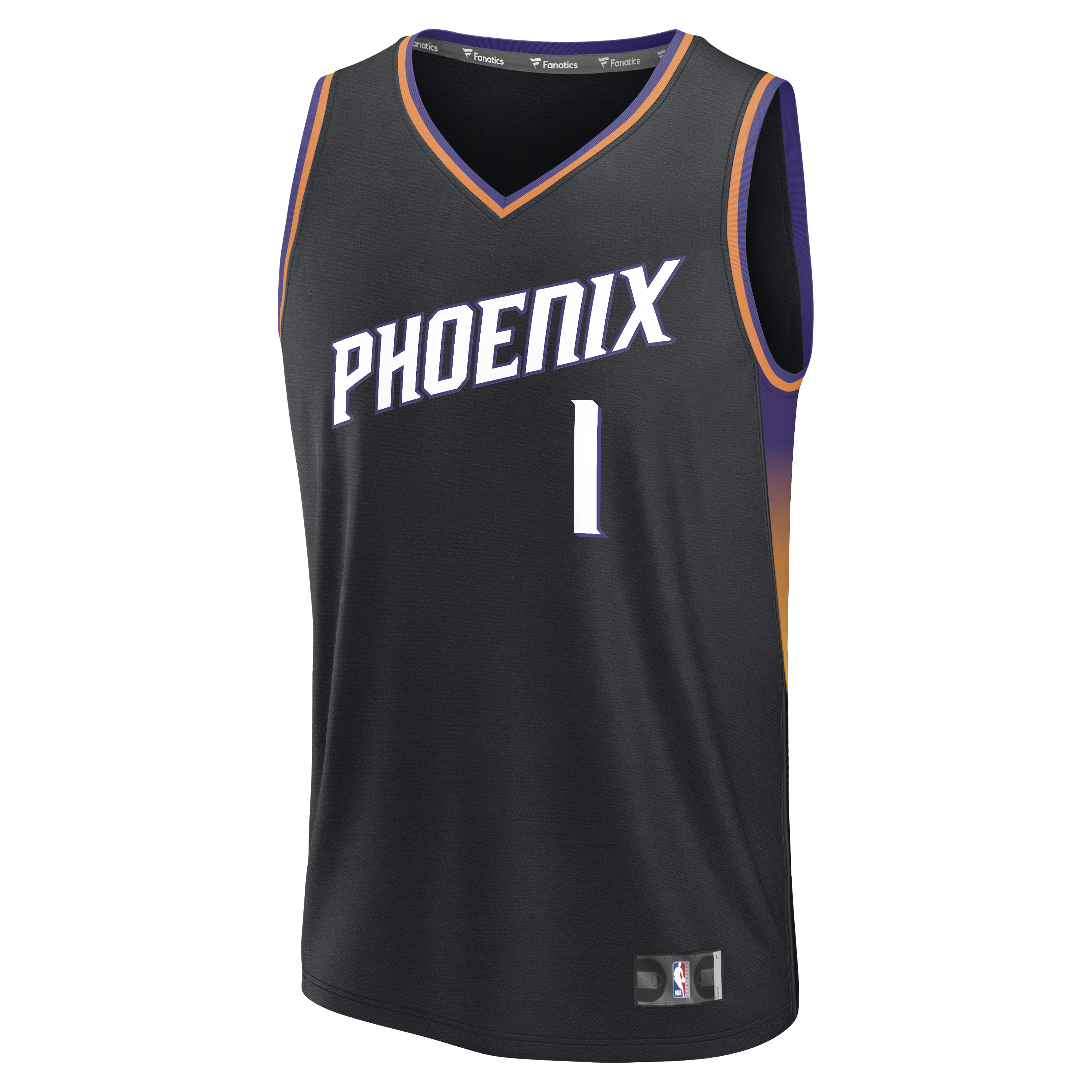 Devin Booker Phoenix Suns Fanatics Youth Fast Break Jersey – Statement Edition – Black Clowdercats