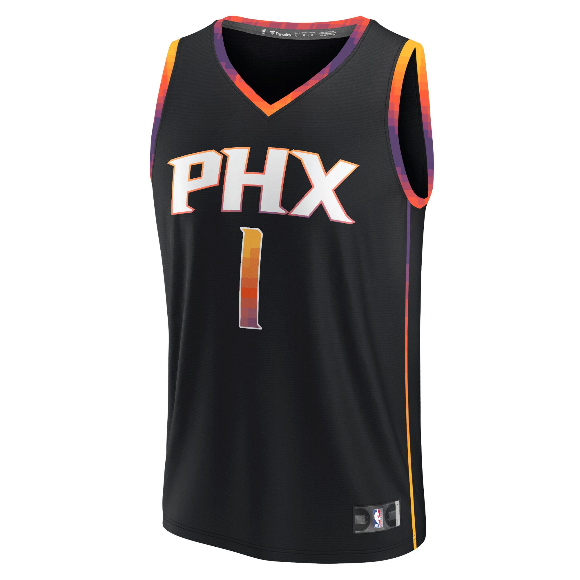 Devin Booker Phoenix Suns Fanatics Youth Fast Break Player Jersey – Statement Edition – Black Clowdercats