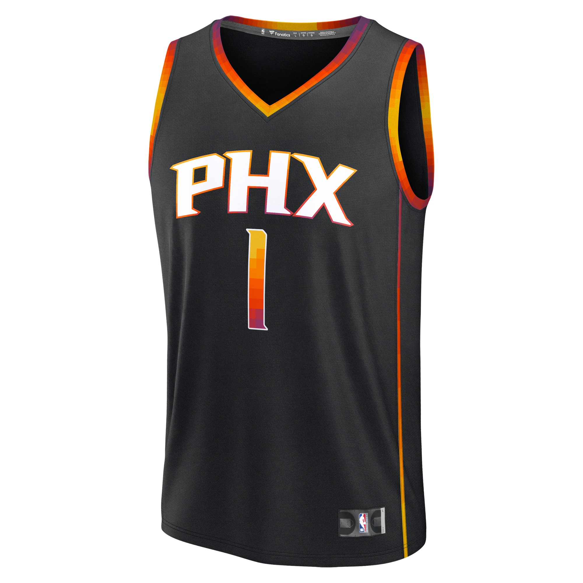 Devin Booker Phoenix Suns Fanatics Youth Fast Break Replica Player Jersey – Statement Edition – Black Clowdercats