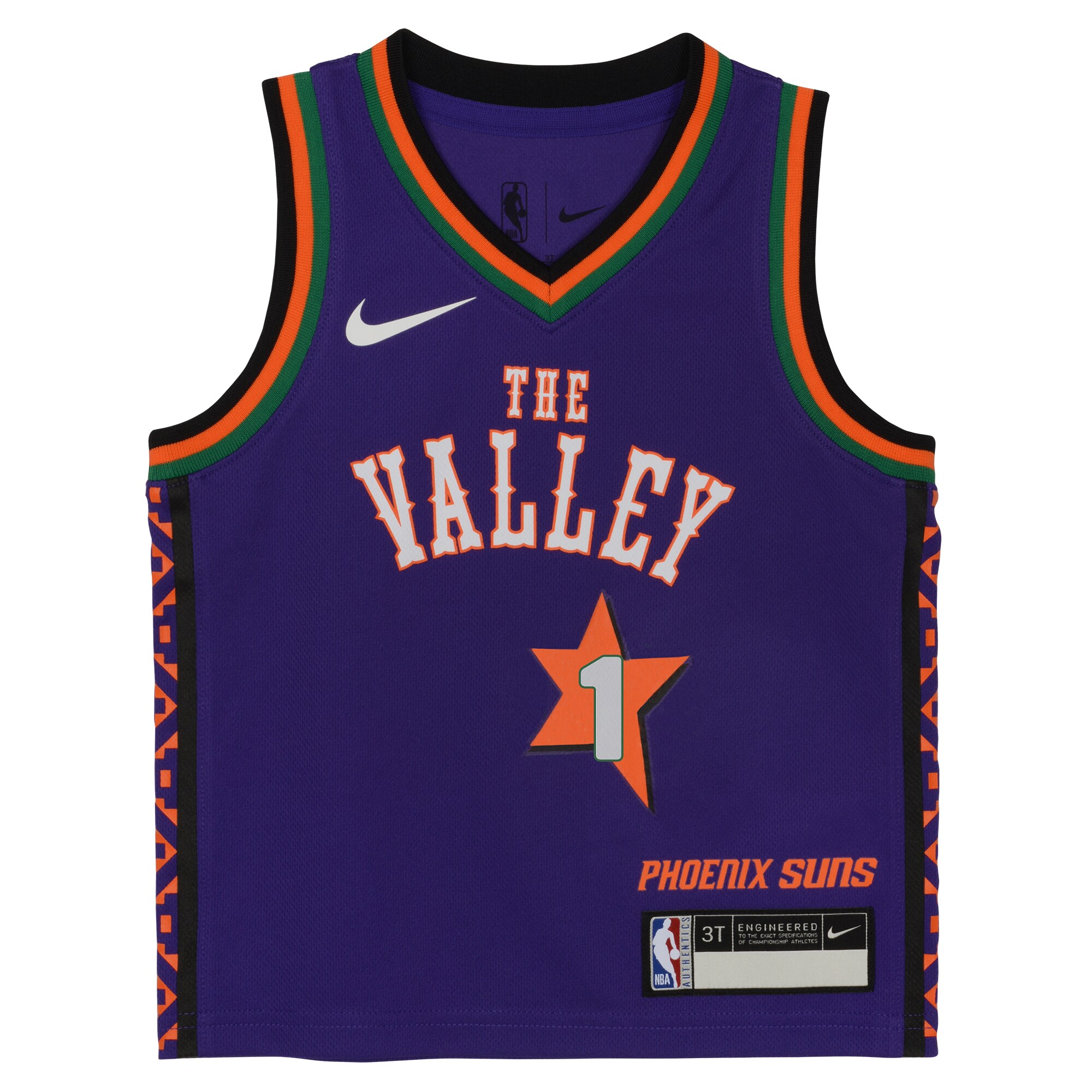 Devin Booker Phoenix Suns Nike Toddler 2024/25 Swingman Player Jersey – City Edition – Purple Clowdercats